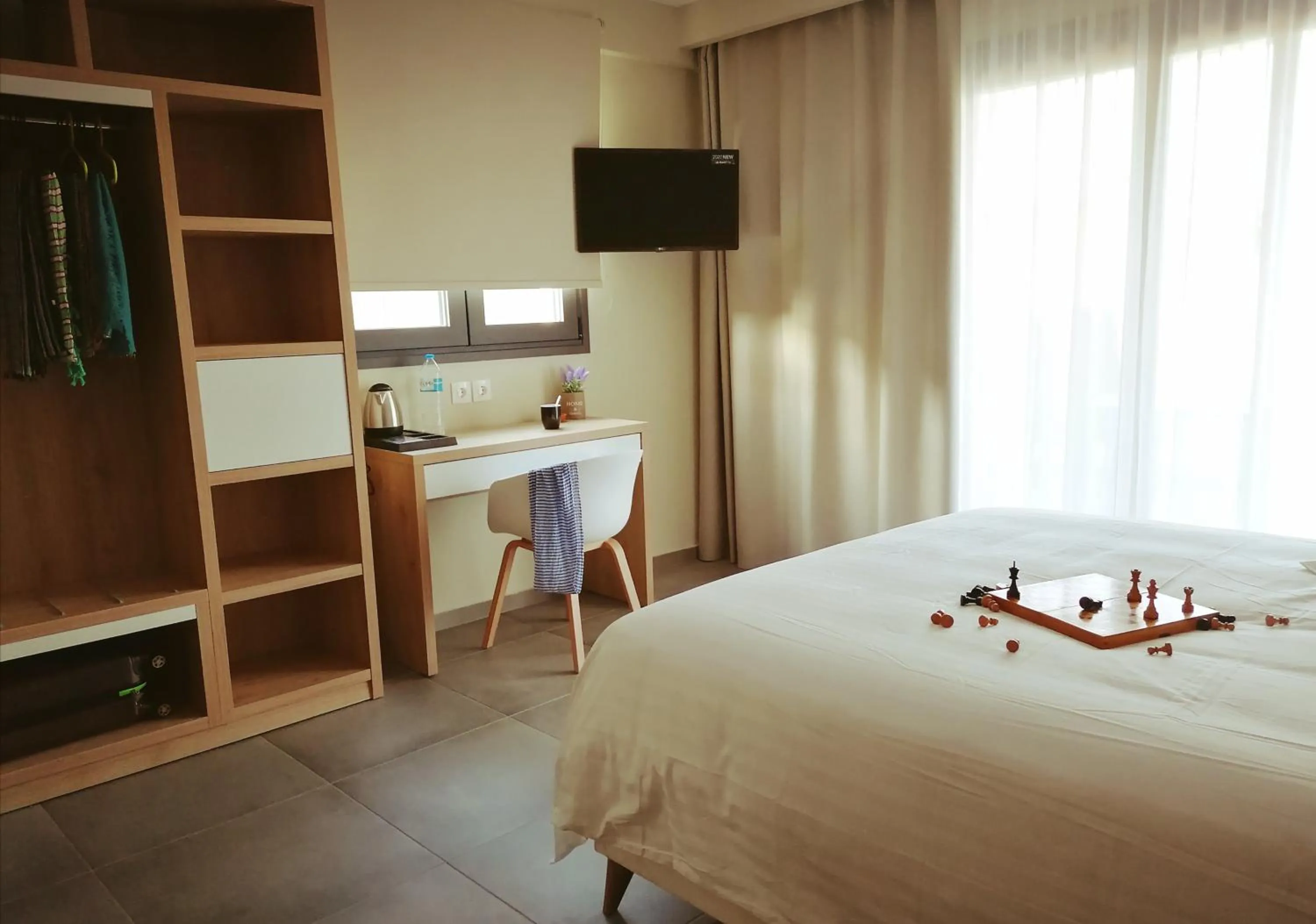 Bed in Garden Apartments