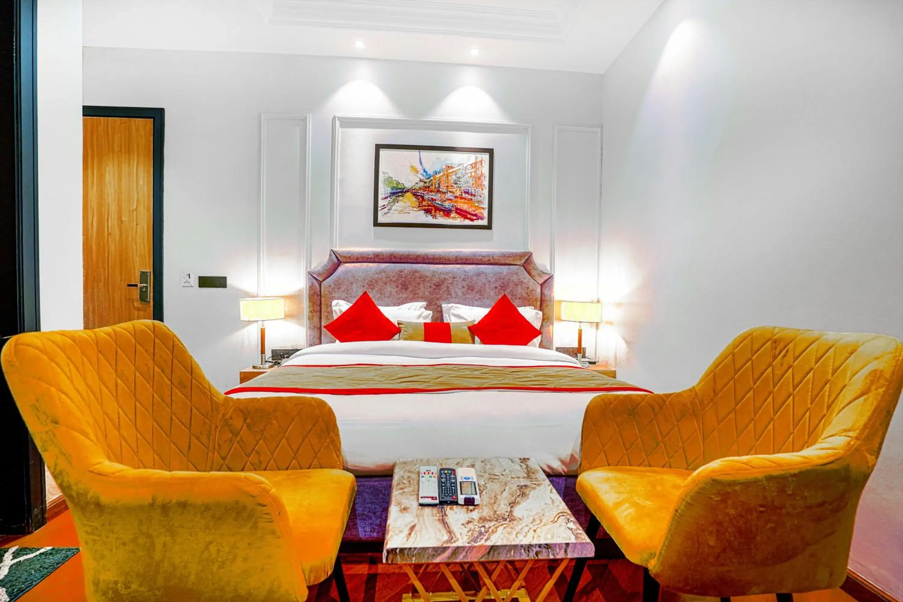 Bed in Hotel Grand Cabbana By Levelup Hotels Bed in Hotel Grand Cabbana By Levelup Hotels