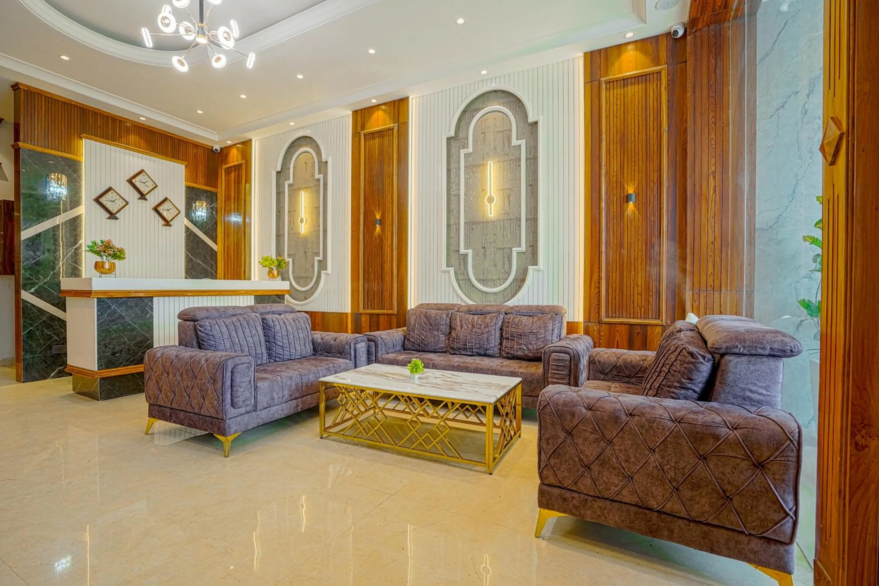 Seating area in Hotel Grand Cabbana By Levelup Hotels