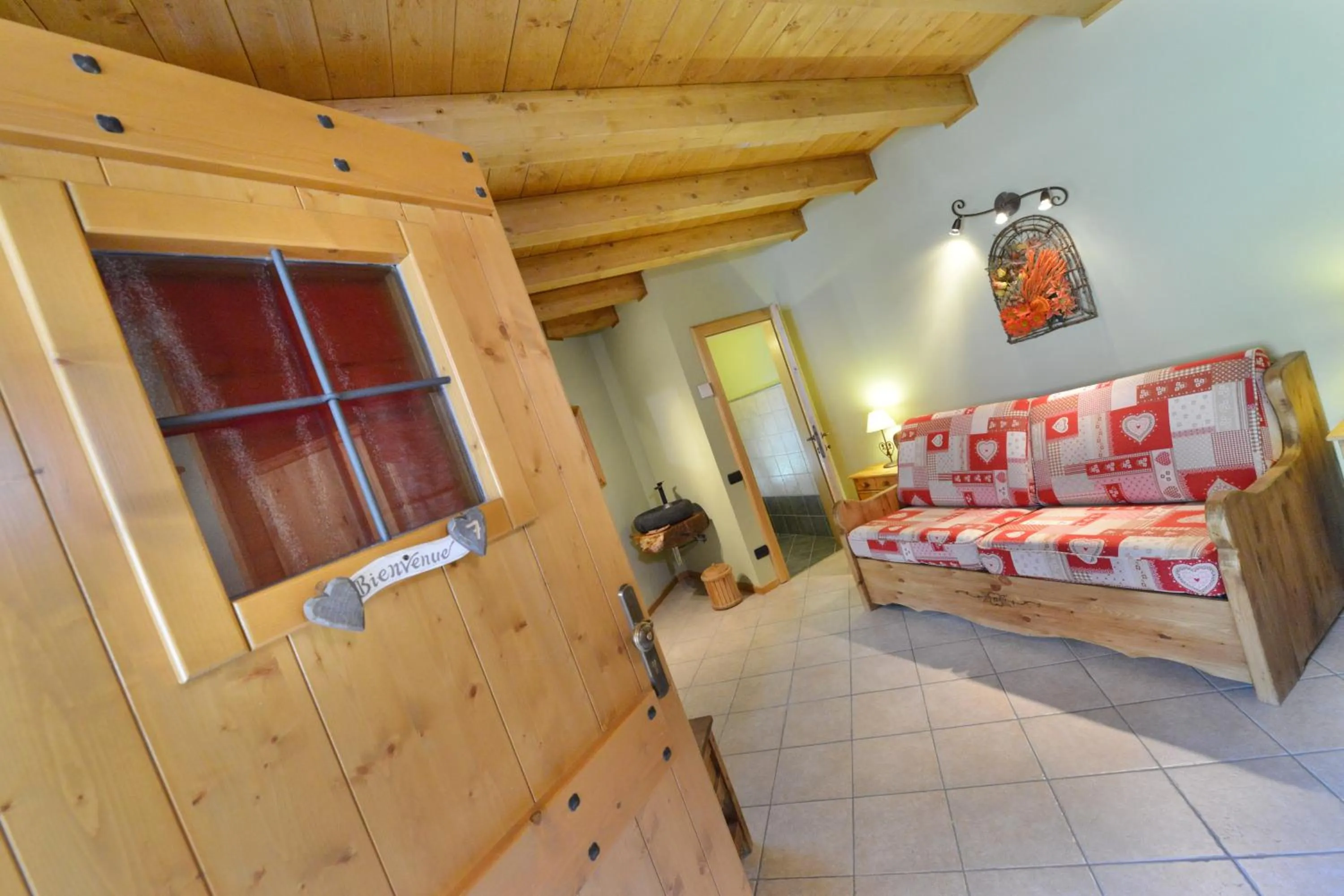 Bed in Hotel L'espoir