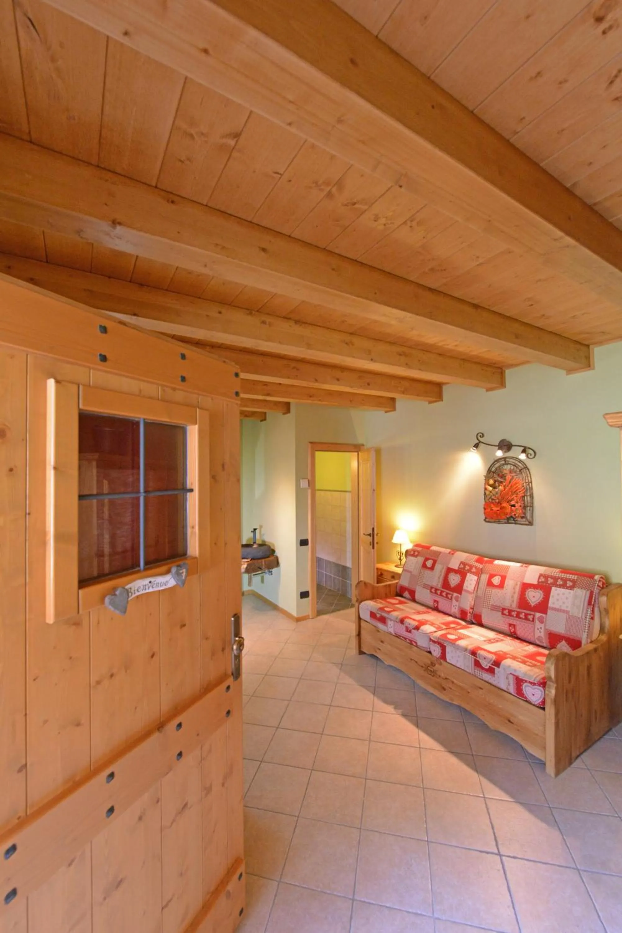 Bed in Hotel L'espoir