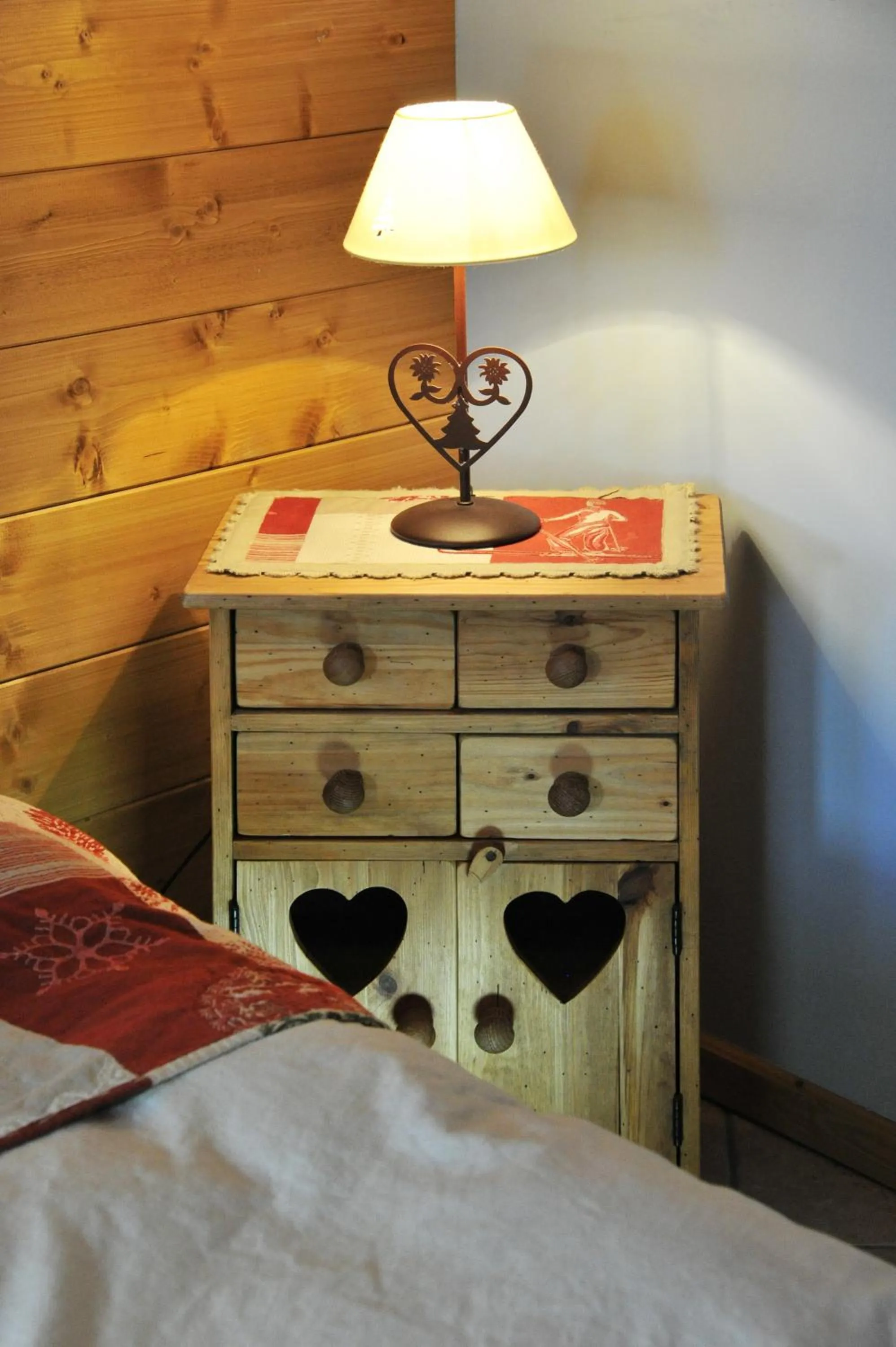 Bed in Hotel L'espoir