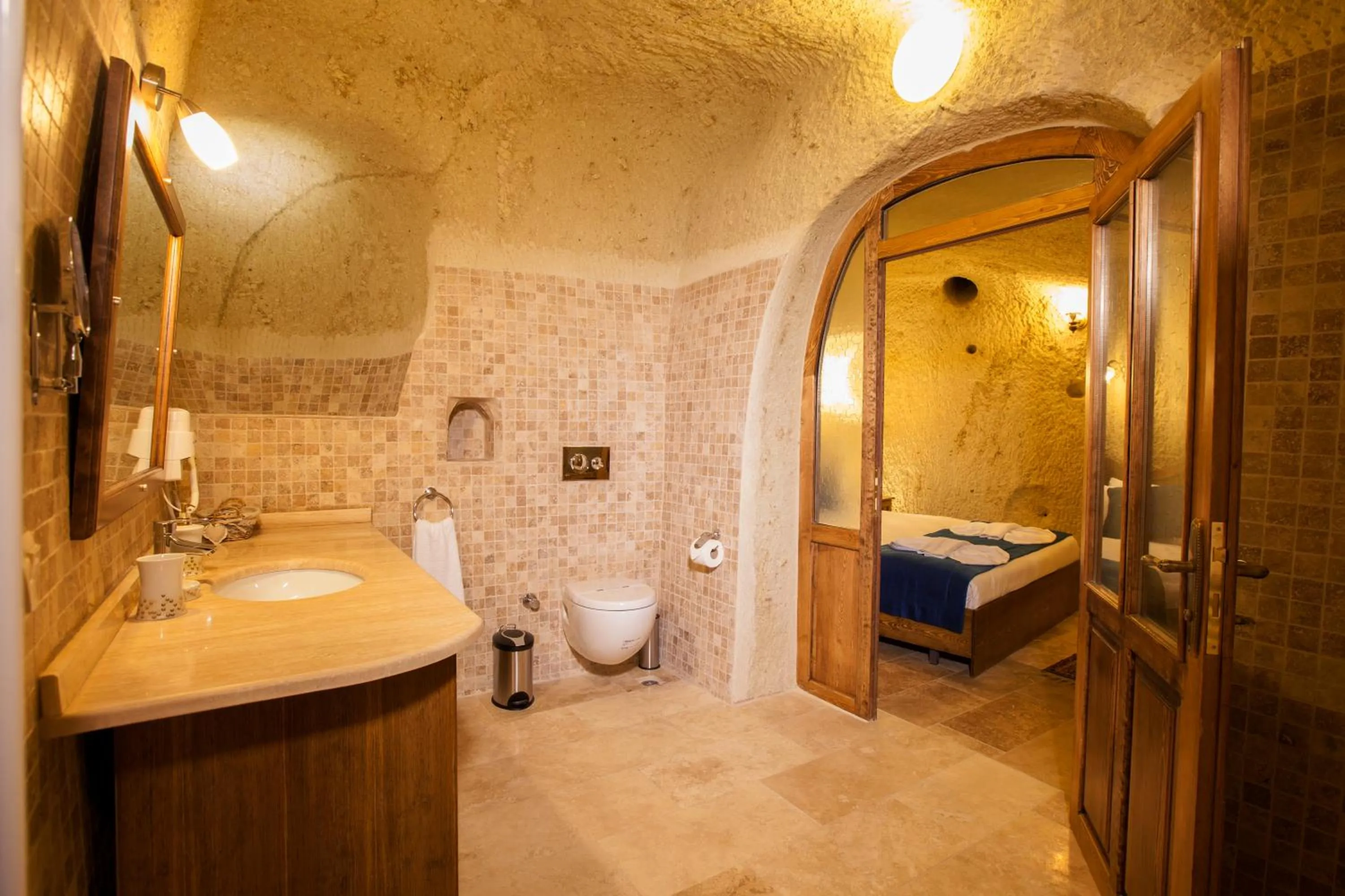 Bathroom in Magic Cave House