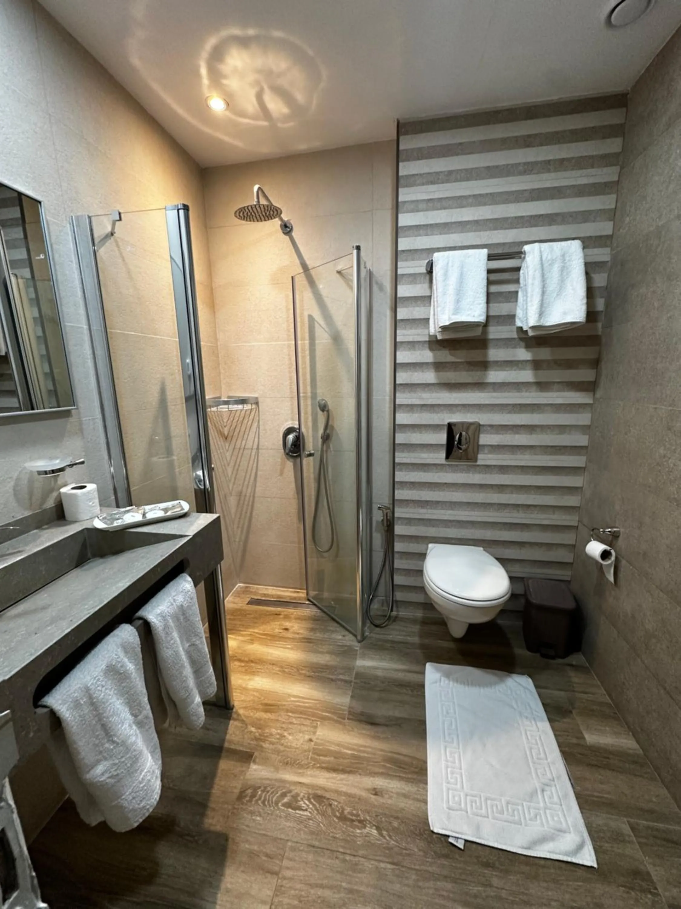 Shower in Shepherd Hotel