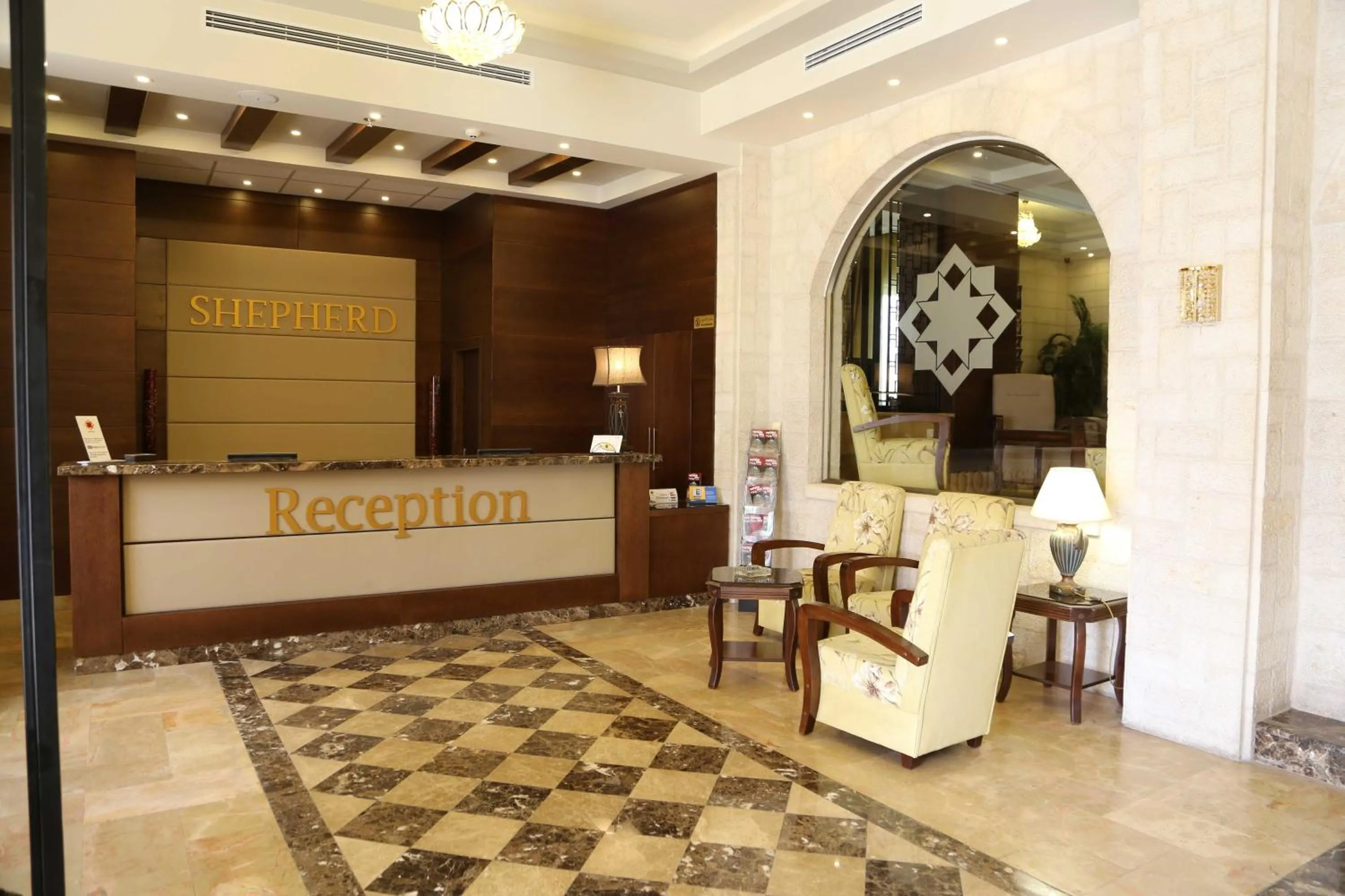 Lobby or reception in Shepherd Hotel
