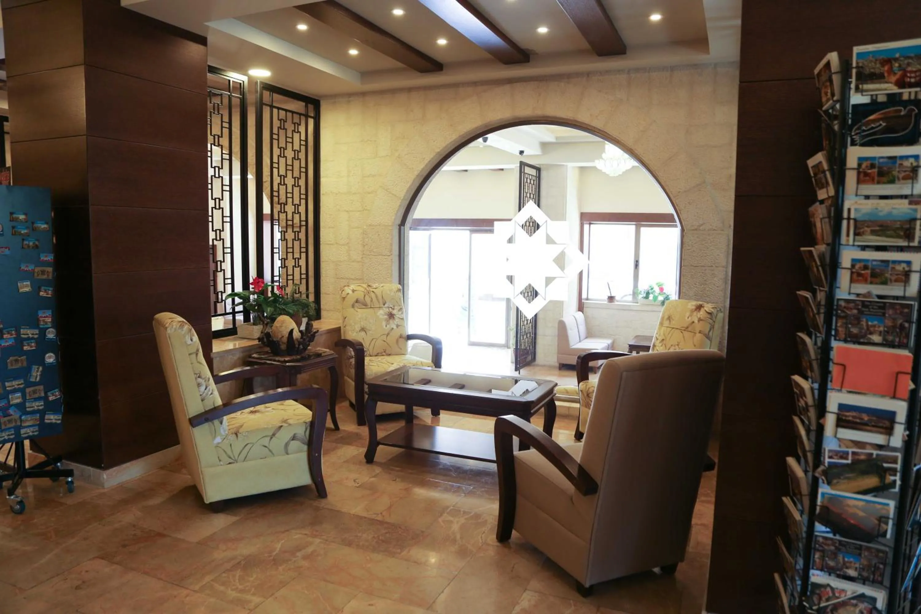 Seating area in Shepherd Hotel