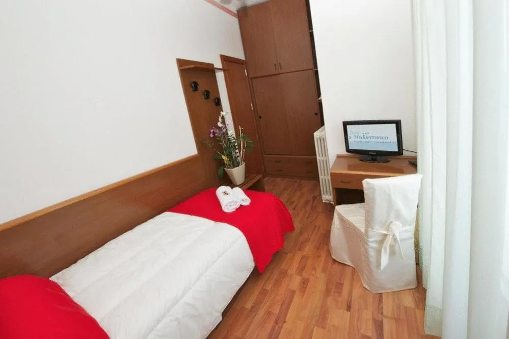 Photo of the whole room, Bed in Hotel Mediterraneo