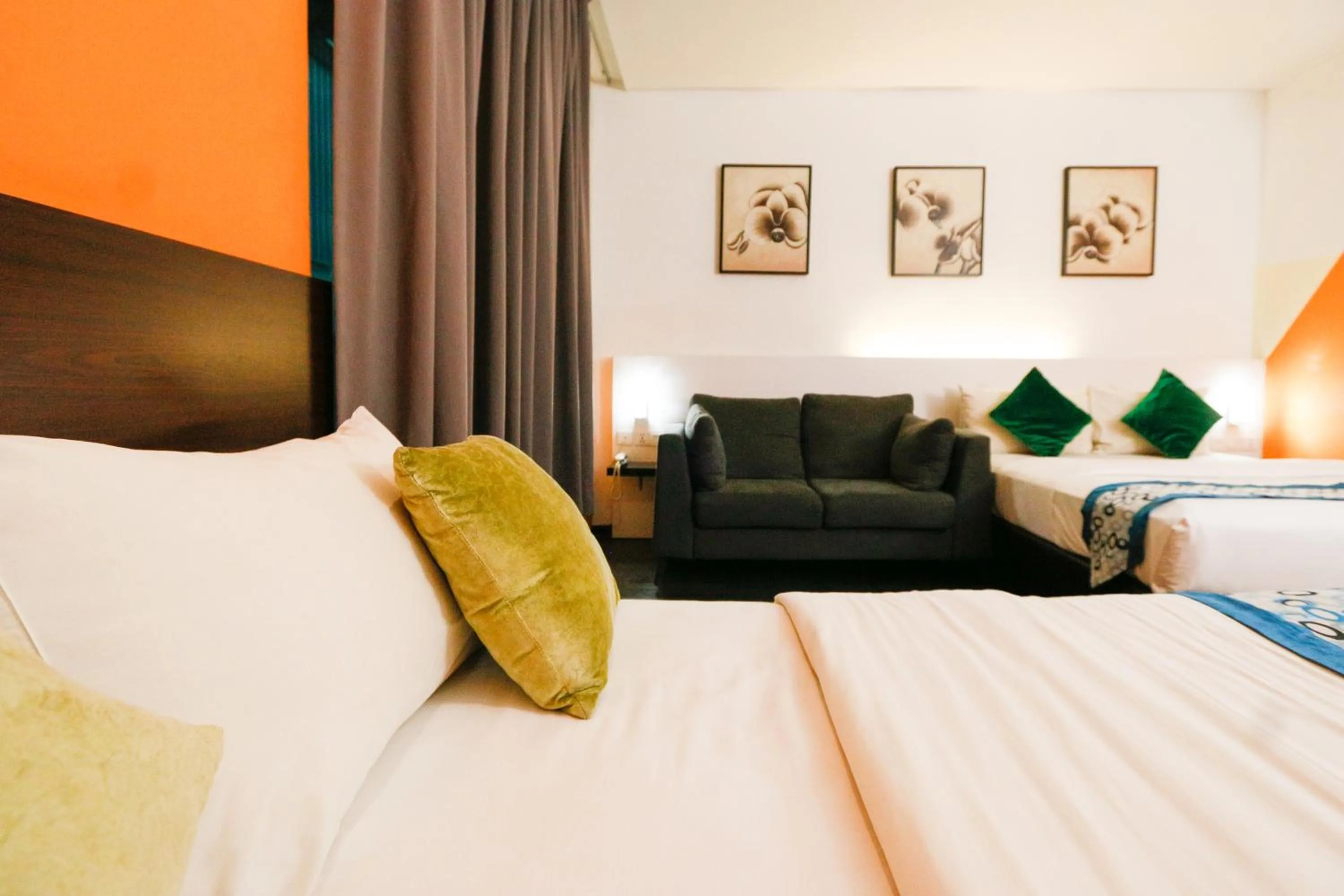 Bed in Golden Roof Hotel Ampang Ipoh