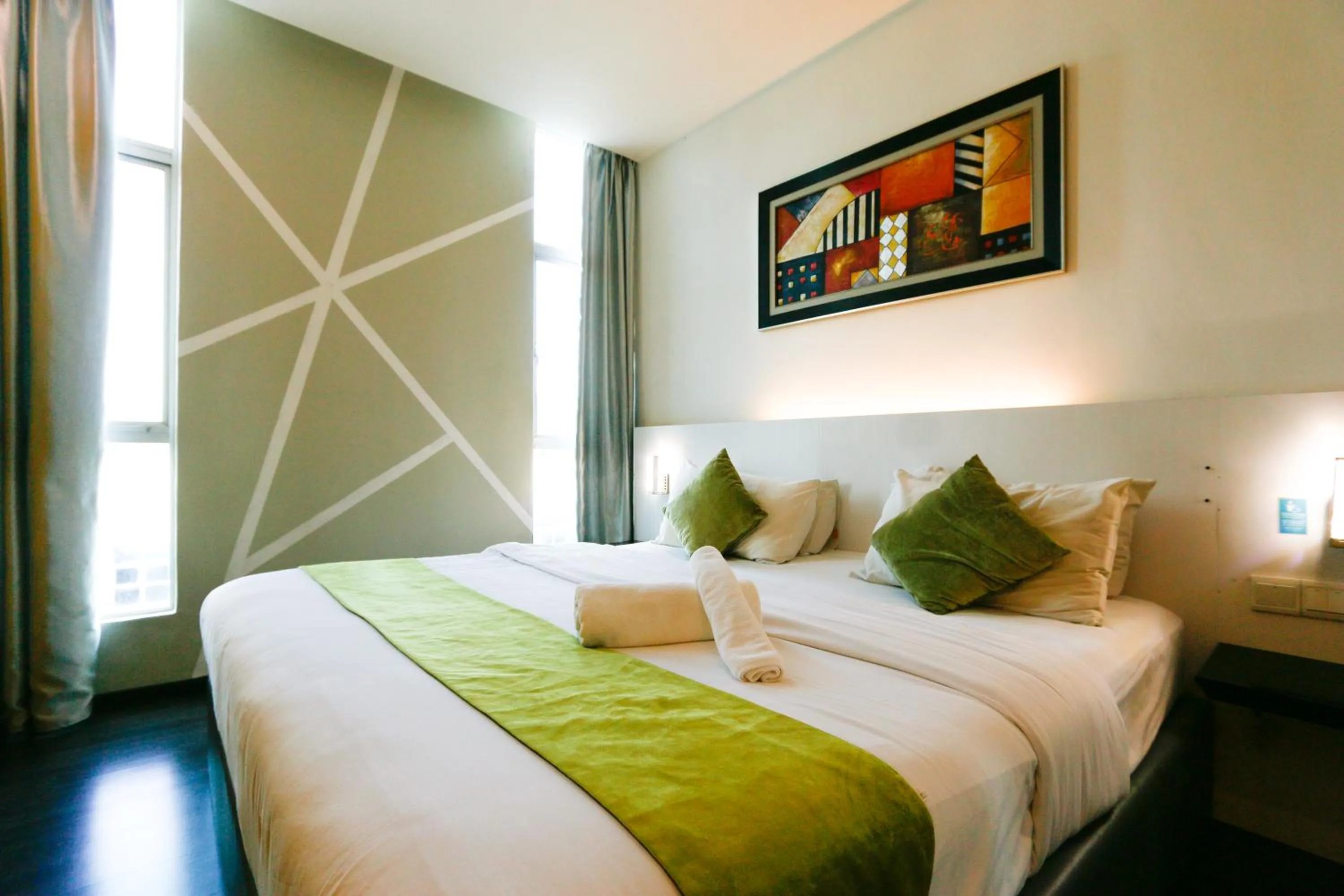 Bed in Golden Roof Hotel Ampang Ipoh