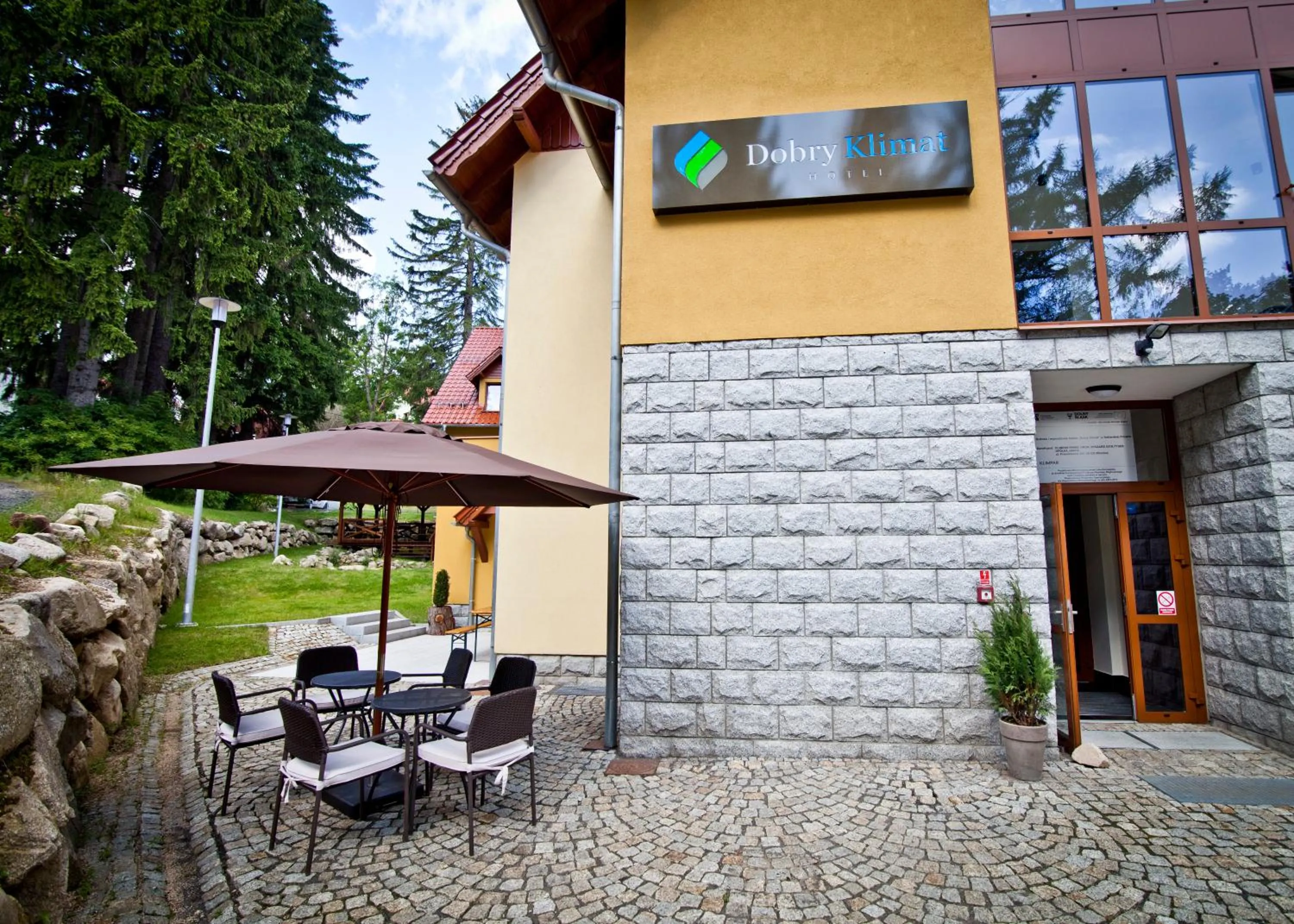 Patio in Hotel Dobry Klimat