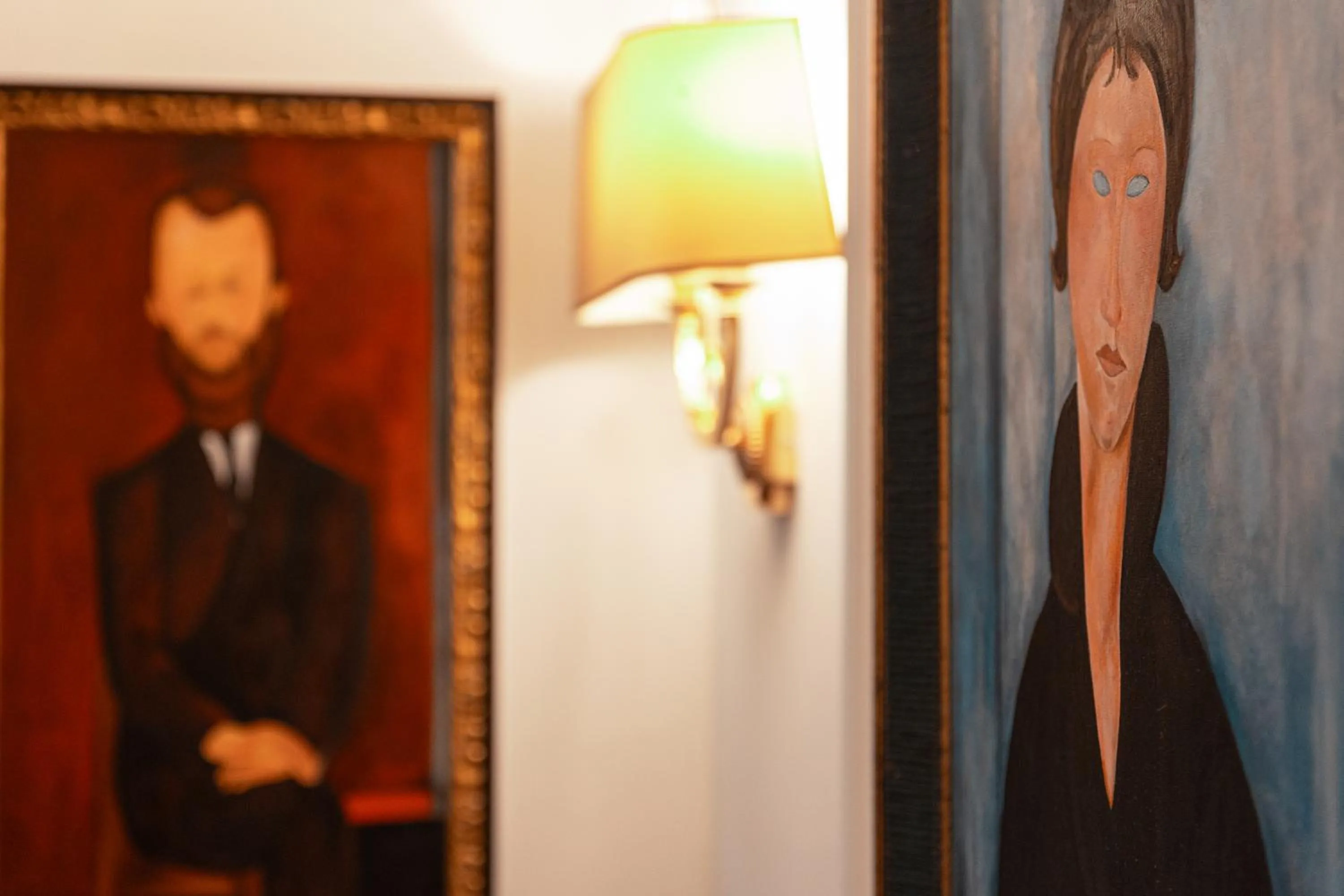 Decorative detail in Hotel Modigliani