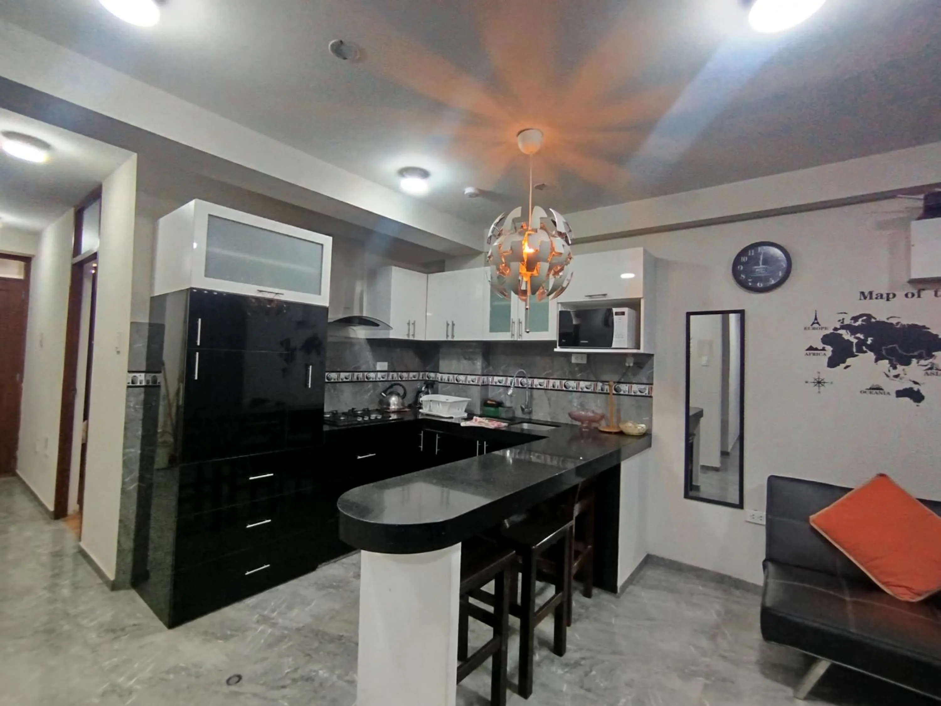 Kitchen or kitchenette in Apartamentos "APPART D'ELIETTE"