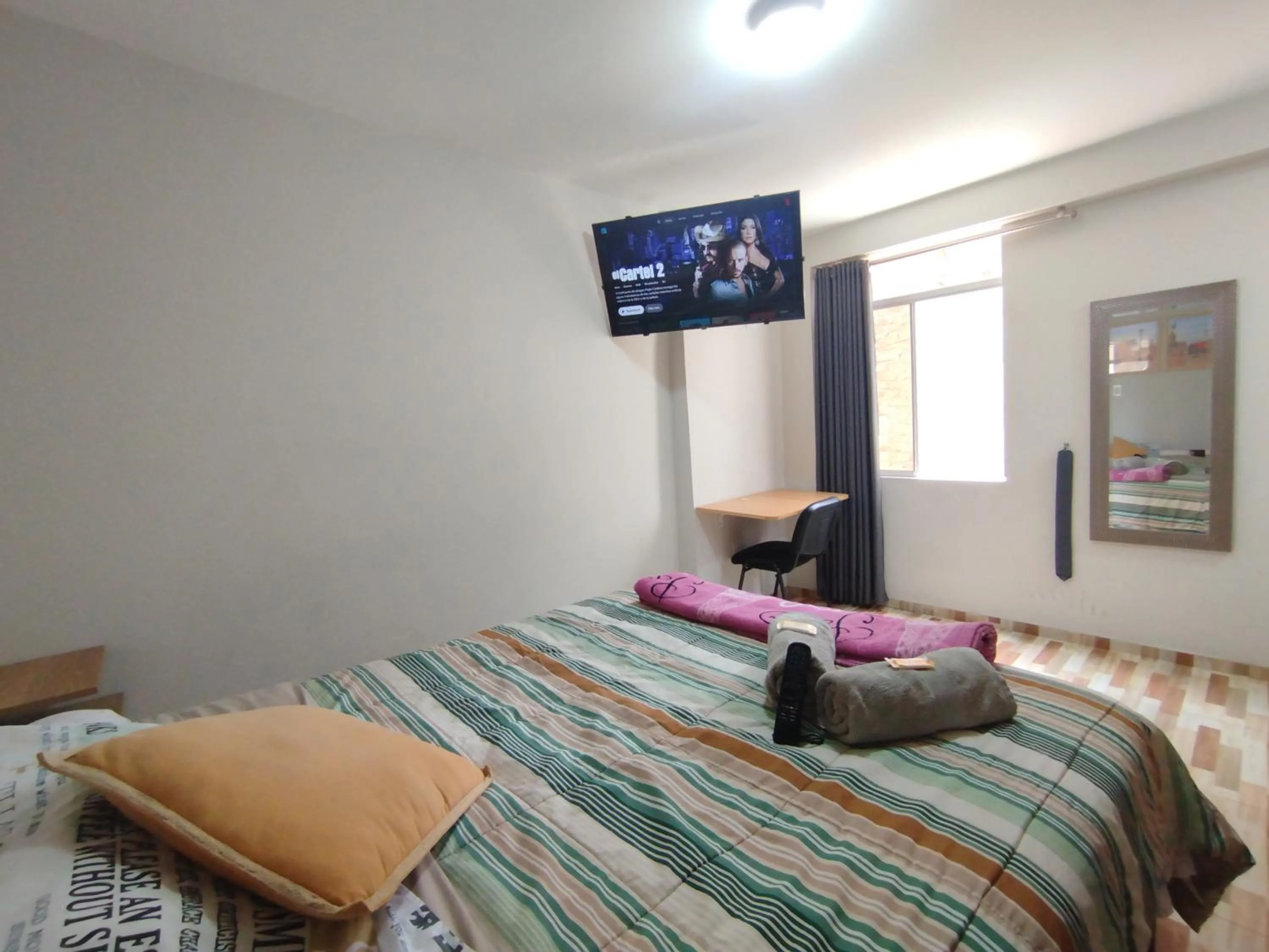 Bedroom, Bed in Apartamentos "APPART D'ELIETTE"