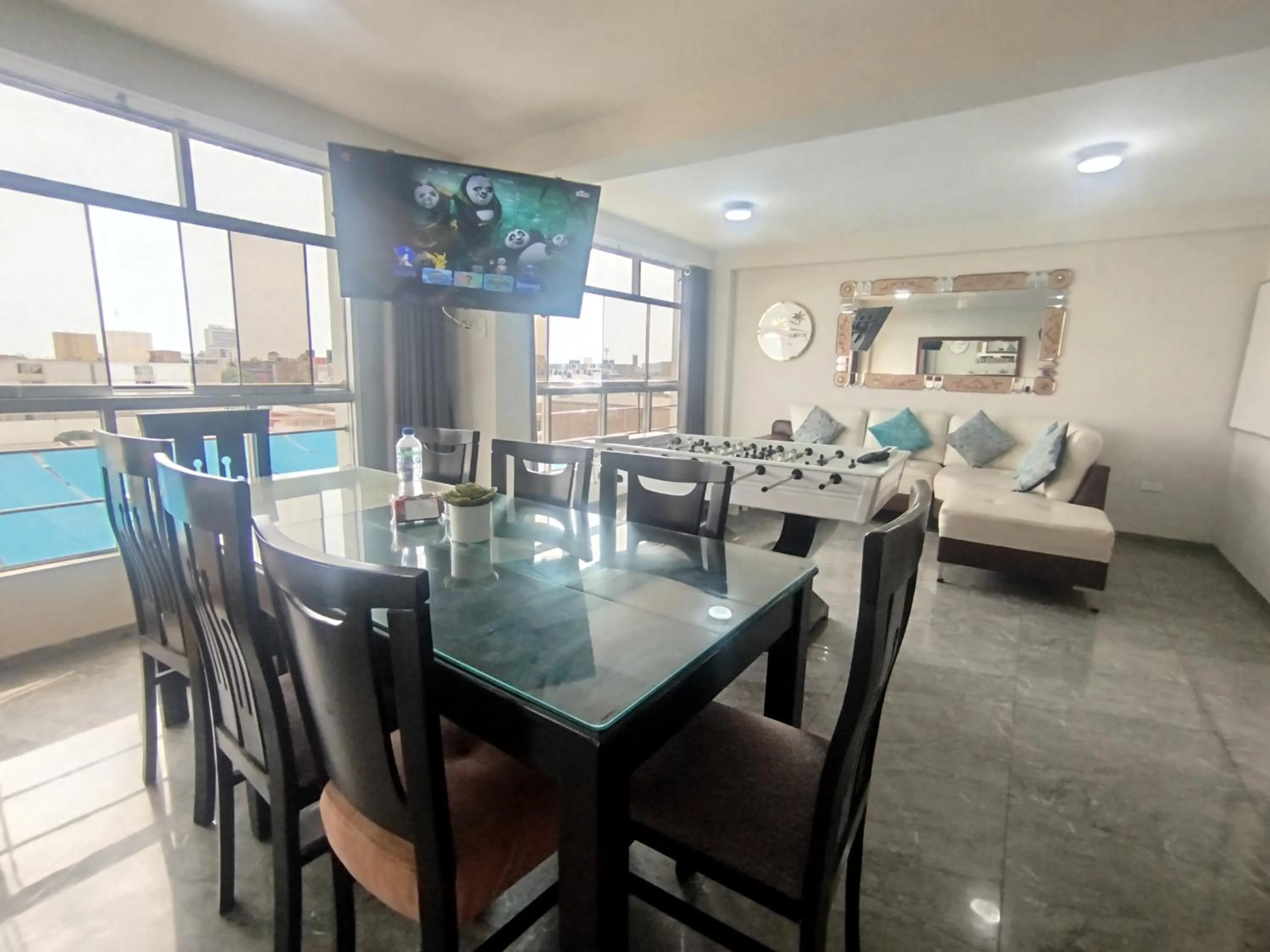 Dining area in Apartamentos "APPART D'ELIETTE"
