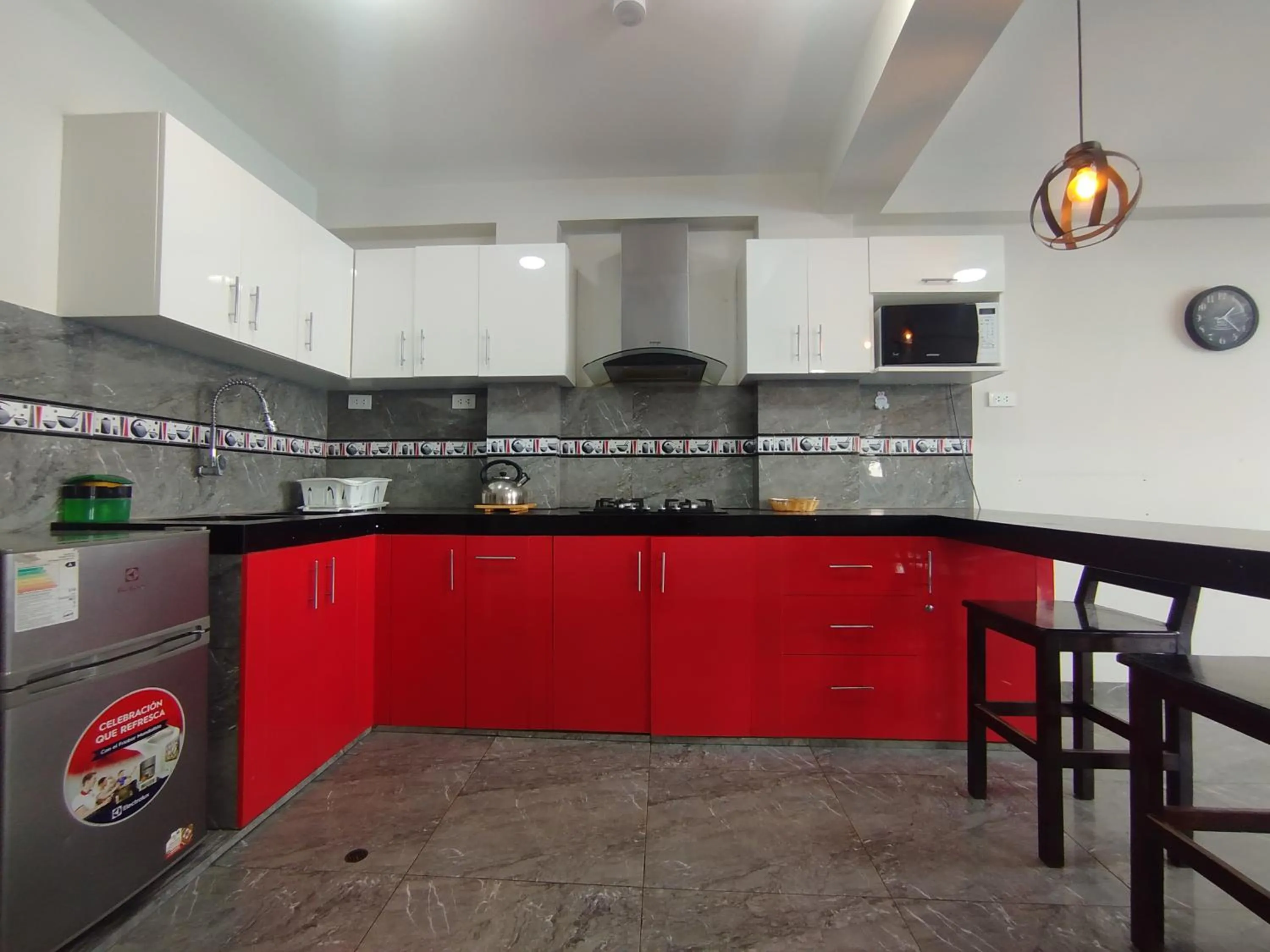 Kitchen or kitchenette in Apartamentos "APPART D'ELIETTE"