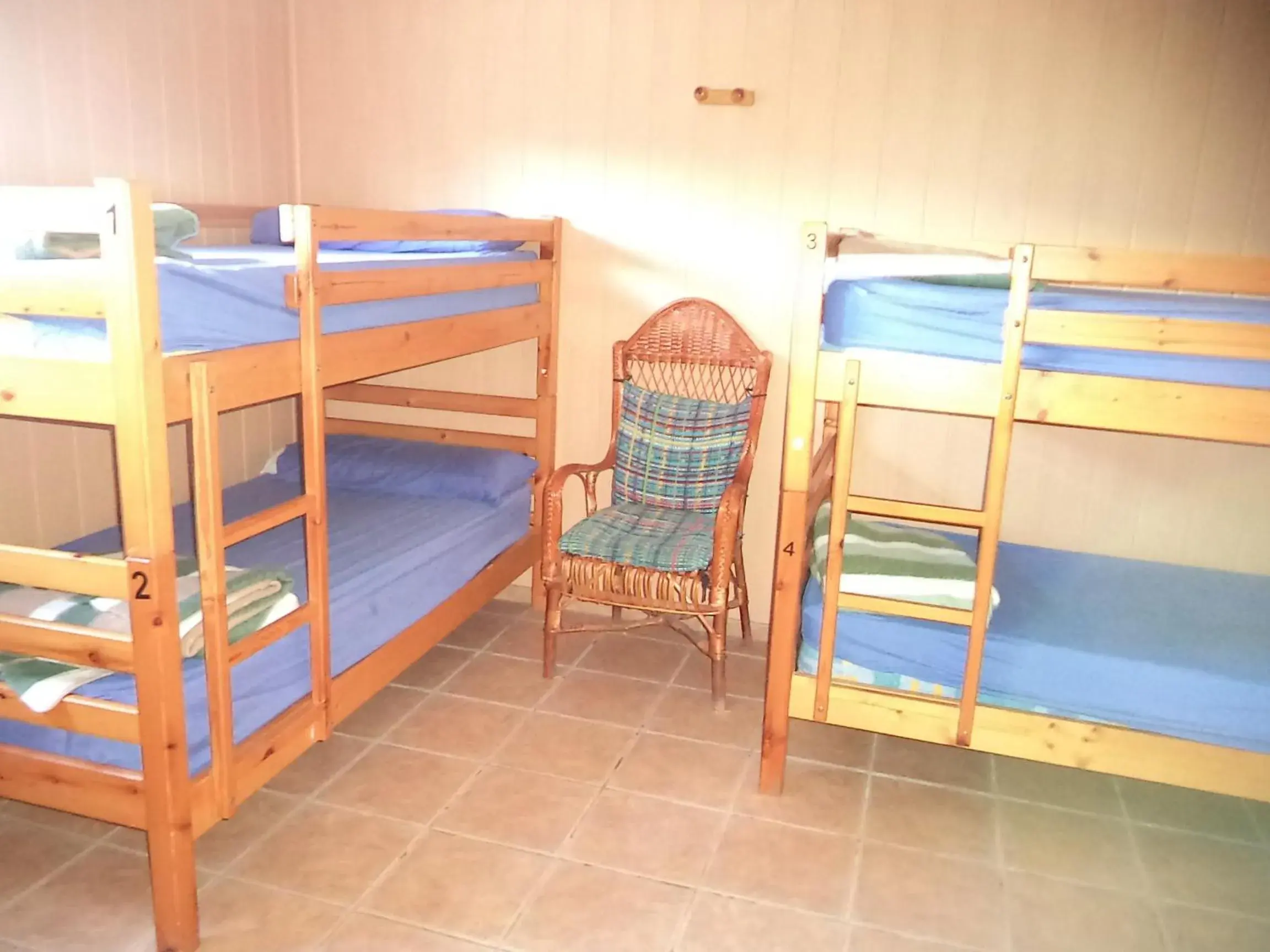 Bunk Bed in Mixed Dormitory Room in Albergue de Peregrinos A Santiago Bunk Bed in Mixed Dormitory Room in Albergue de Peregrinos A Santiago