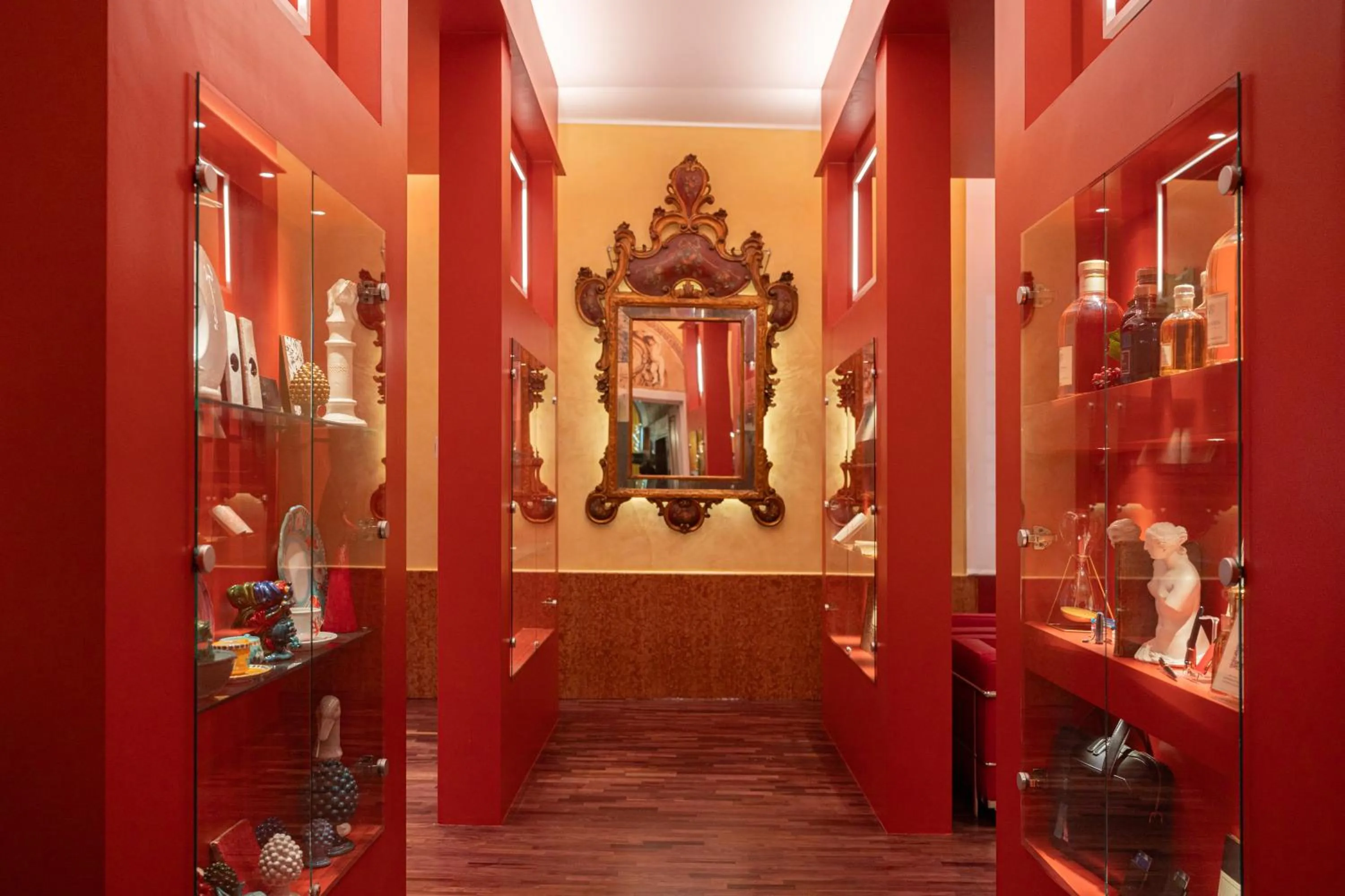 Seating area in Hotel Colomba d'Oro