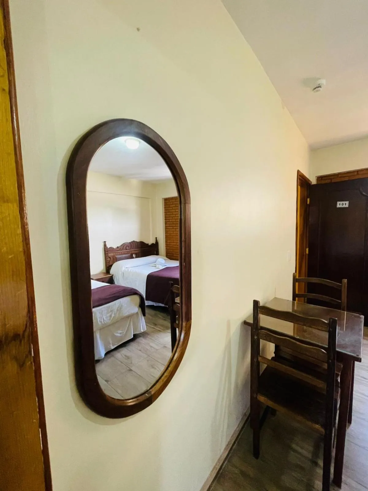 Bed in Hotel Garnier