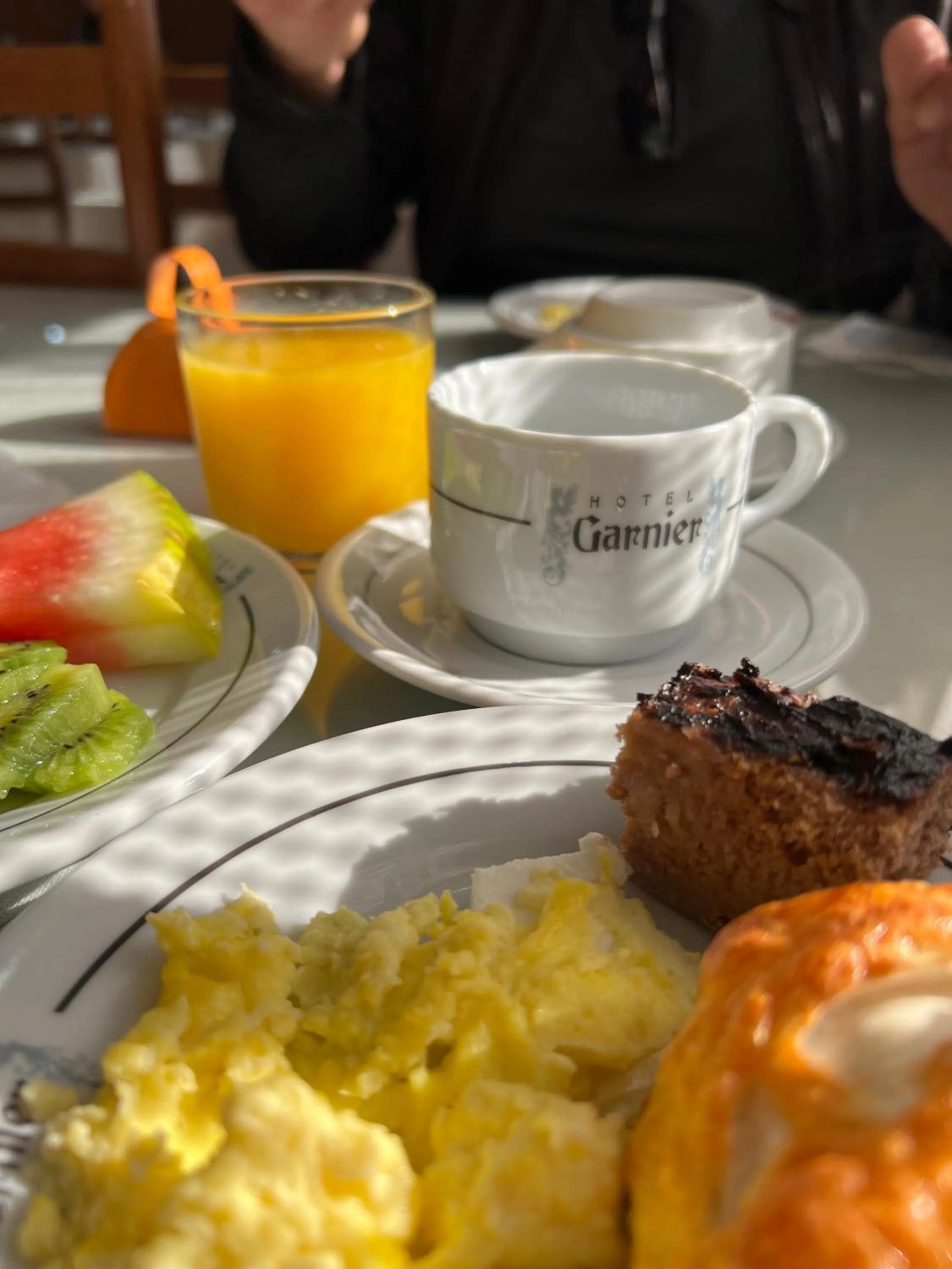 Food and drinks in Hotel Garnier