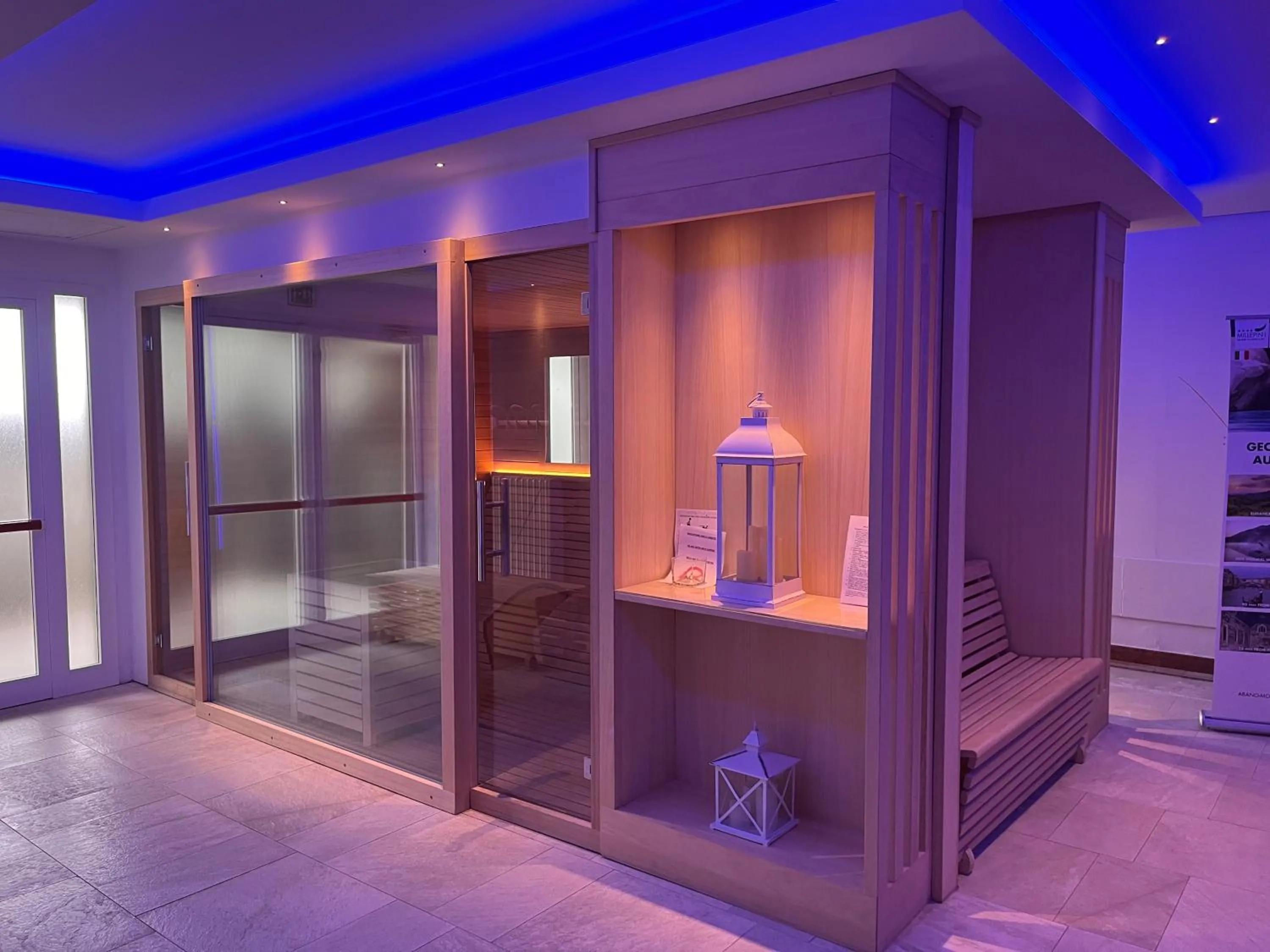 Sauna in Hotel Terme Millepini