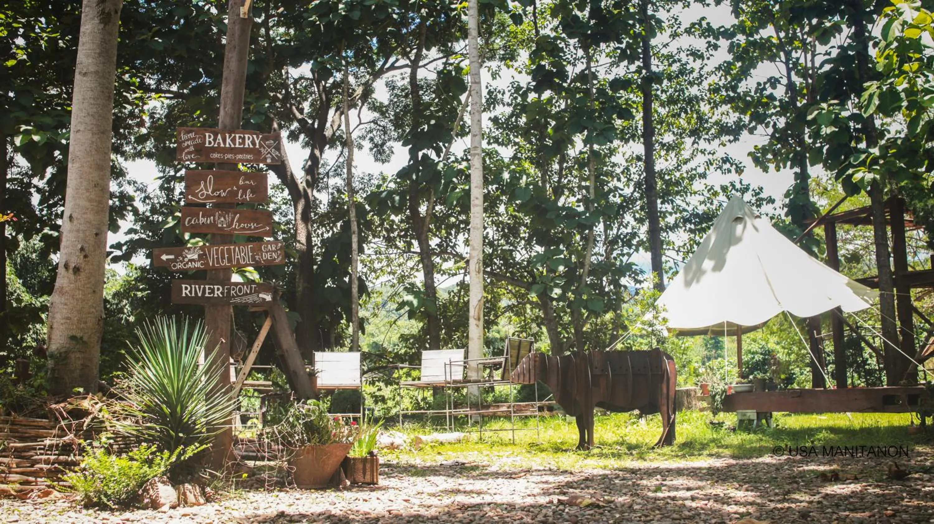 Garden in THE RIVER RUNS CHIANG KLANG