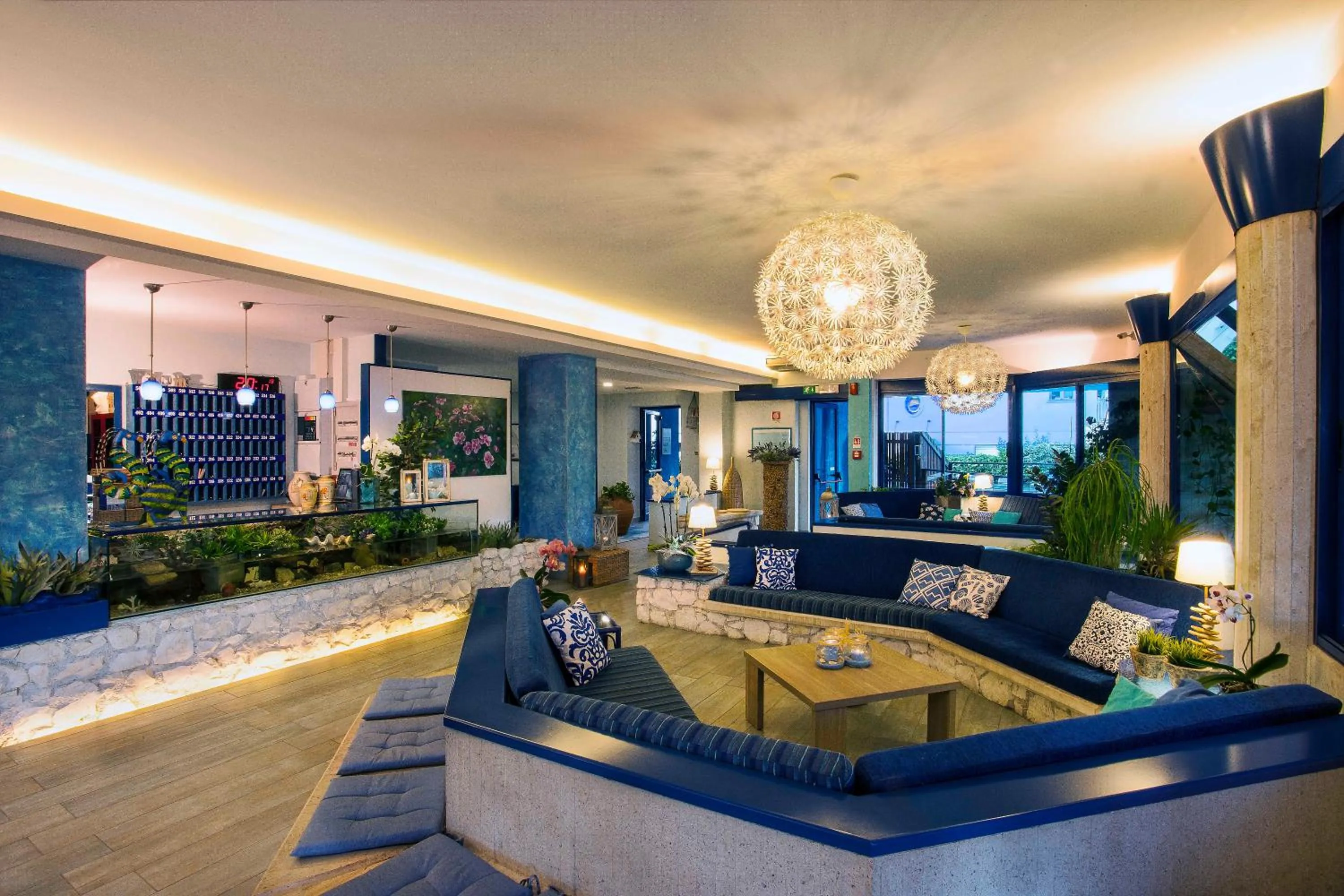 Lobby or reception in Hotel Napoleon