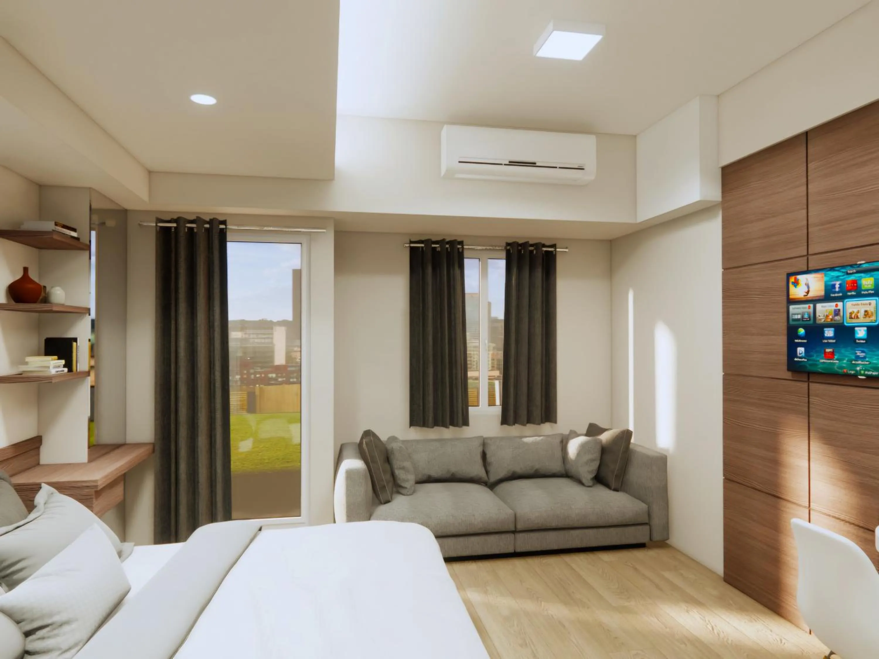 Bed in Cosmy Tanglin Apartment