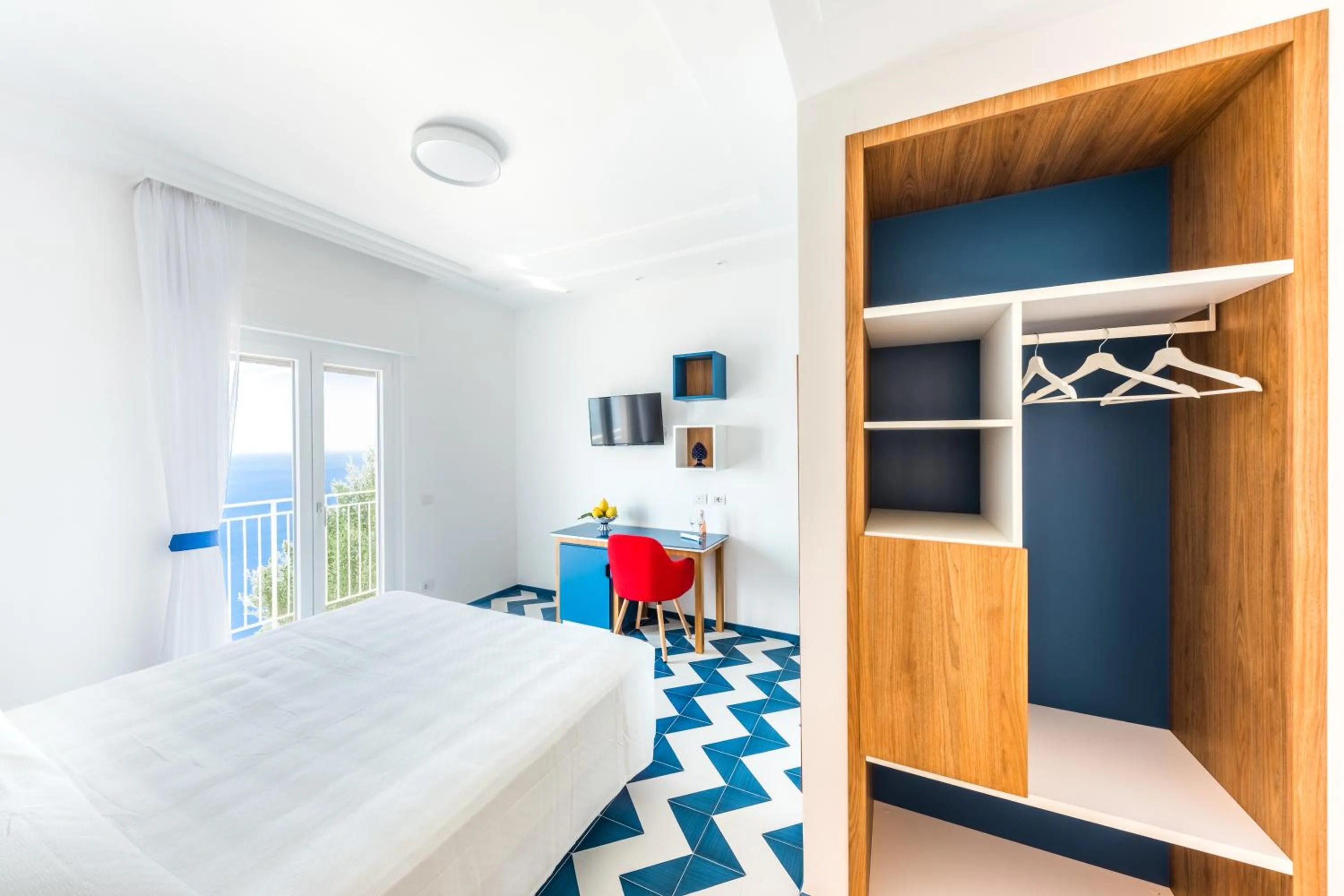 View (from property/room), Bed in La Vigna di Bacco