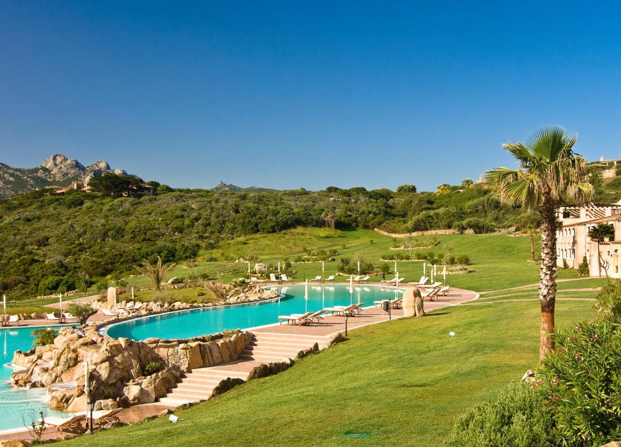 Garden in COLONNA RESORT, a Colonna Luxury Beach Hotel, Porto Cervo