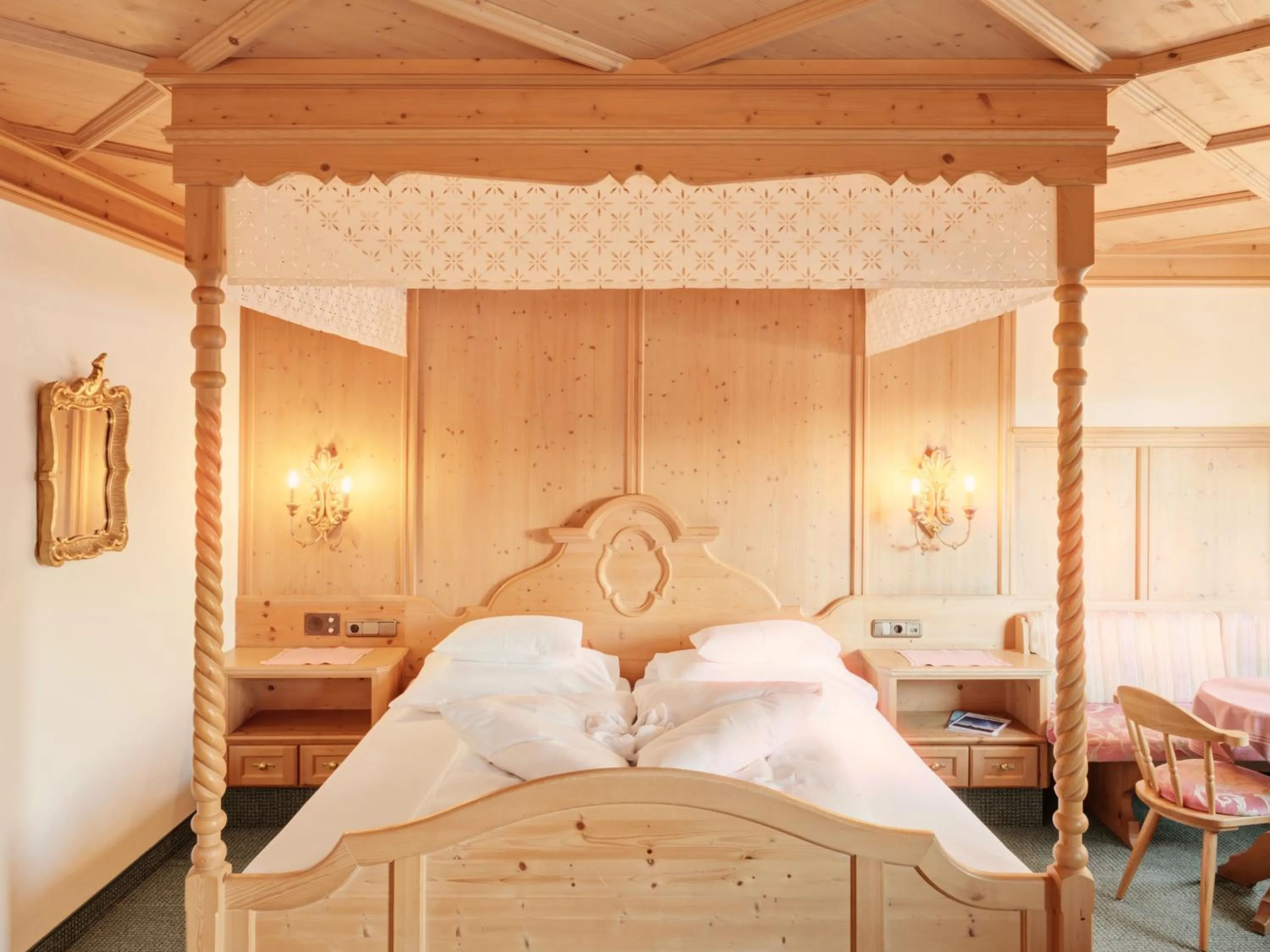 Bed in Hotel Magdalena Mayrhofen