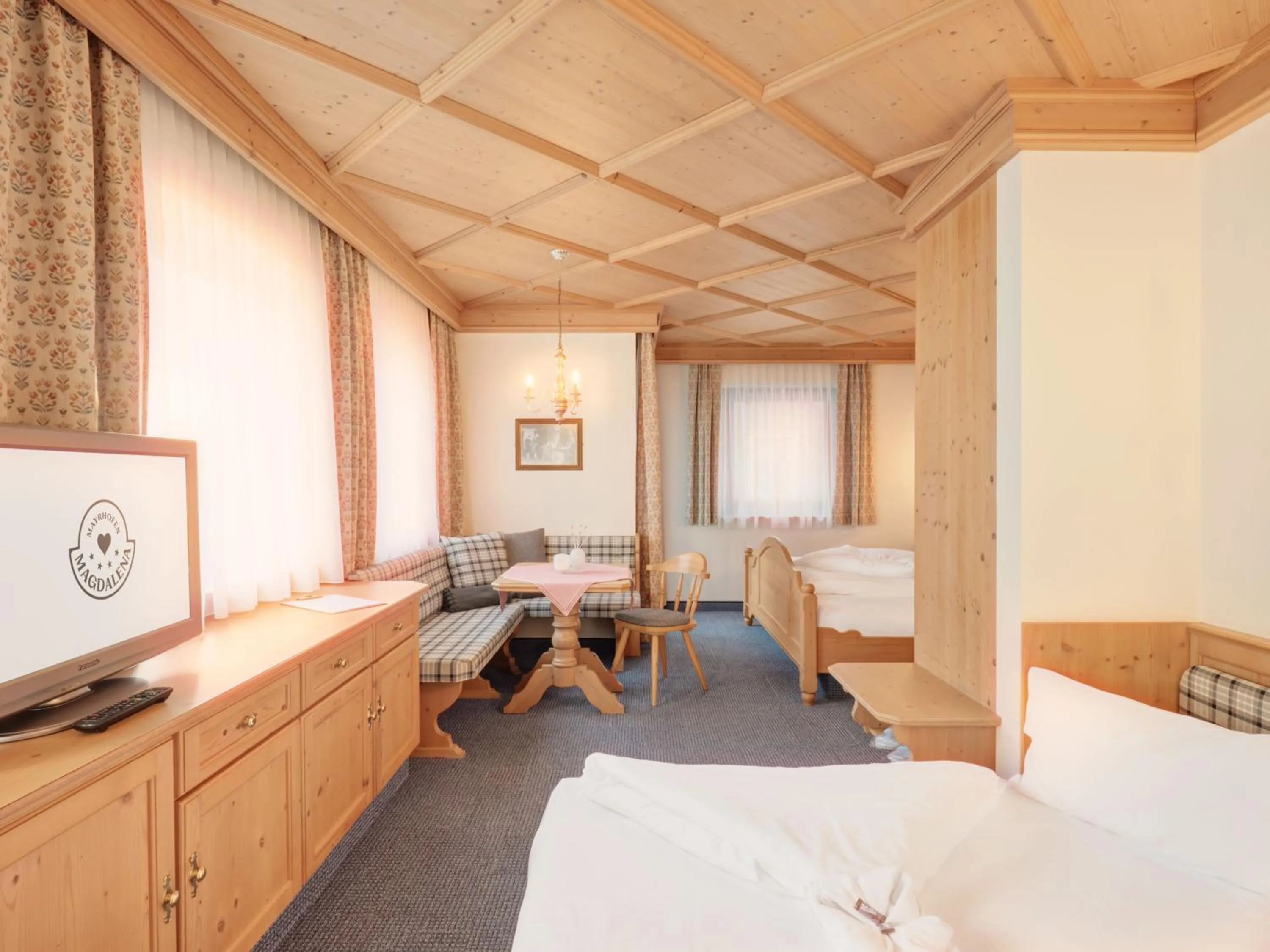 Bed in Hotel Magdalena Mayrhofen