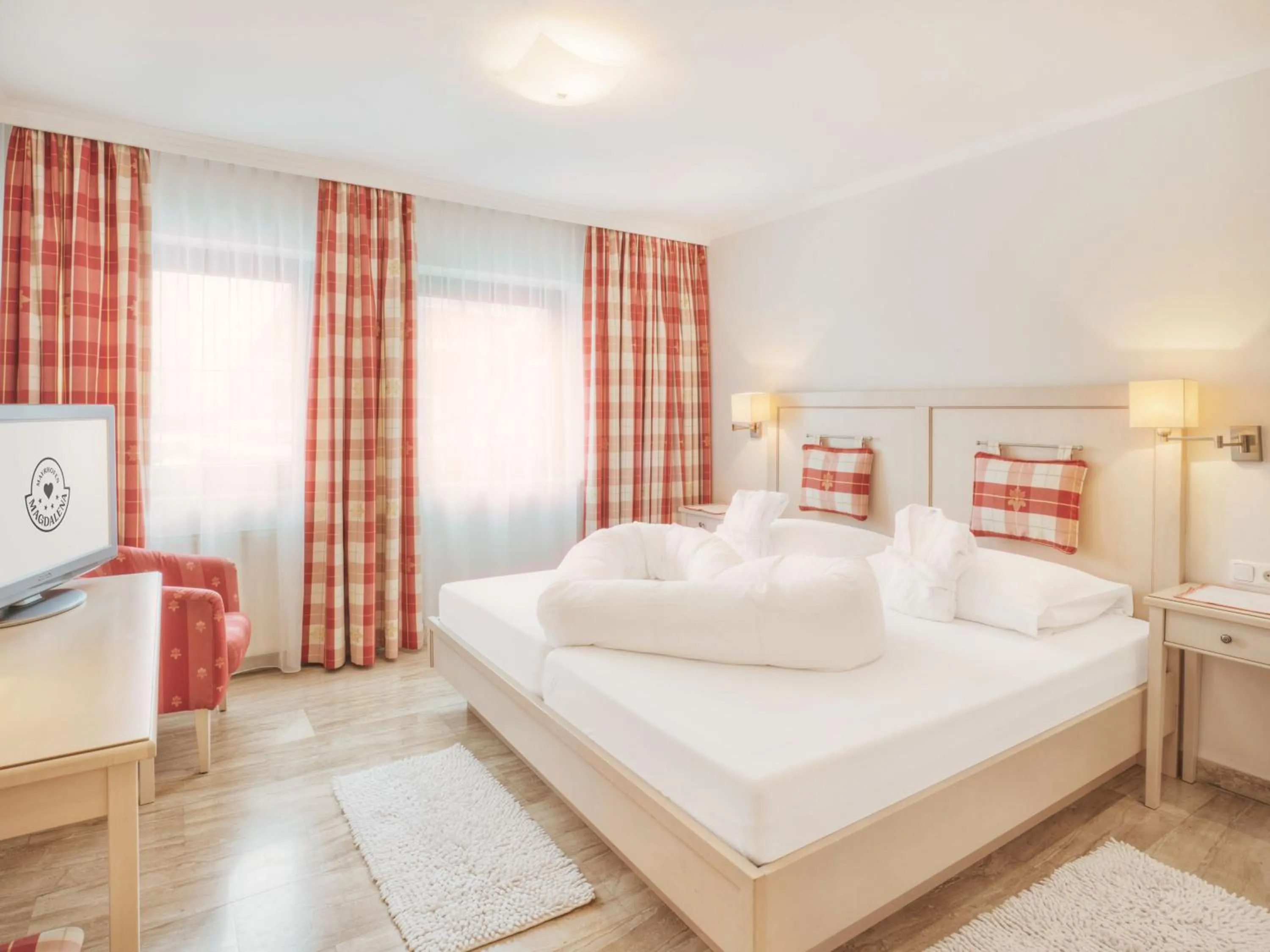 Bed in Hotel Magdalena Mayrhofen