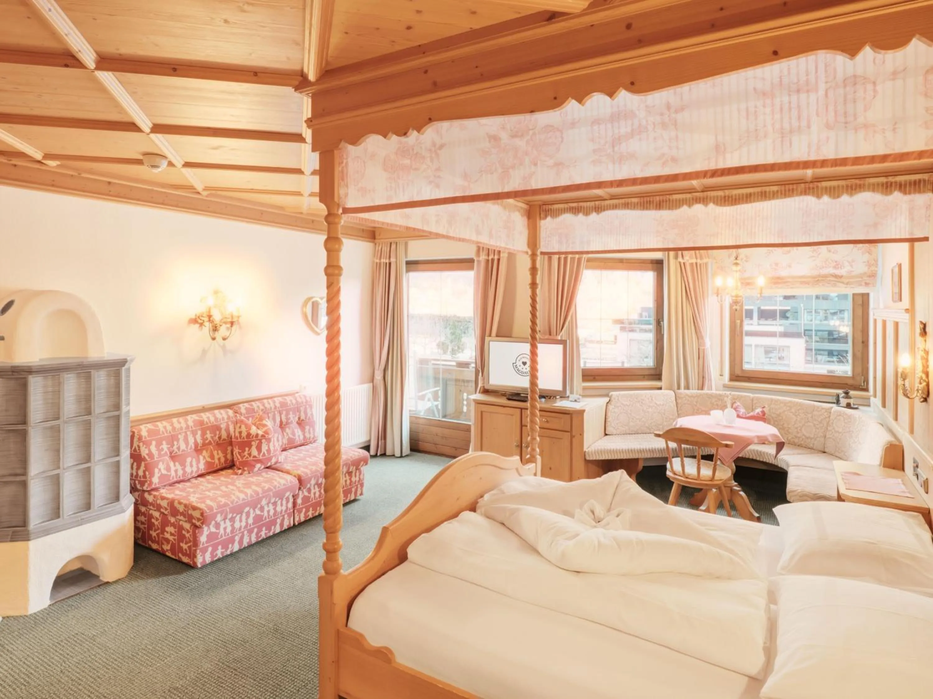 Bed in Hotel Magdalena Mayrhofen