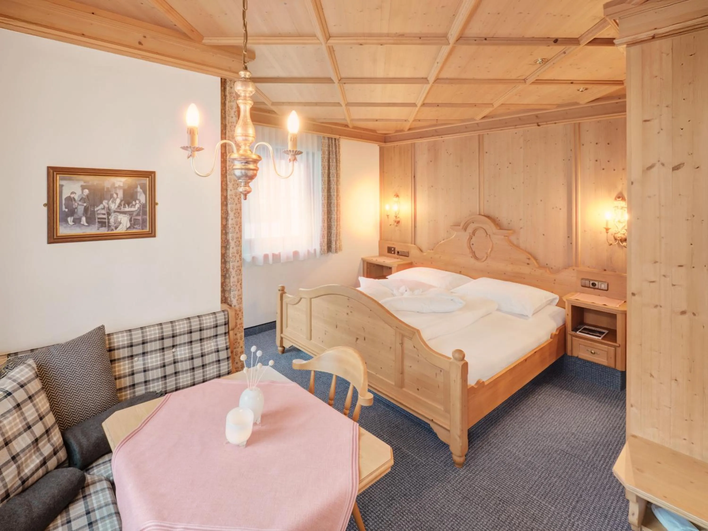 Bed in Hotel Magdalena Mayrhofen