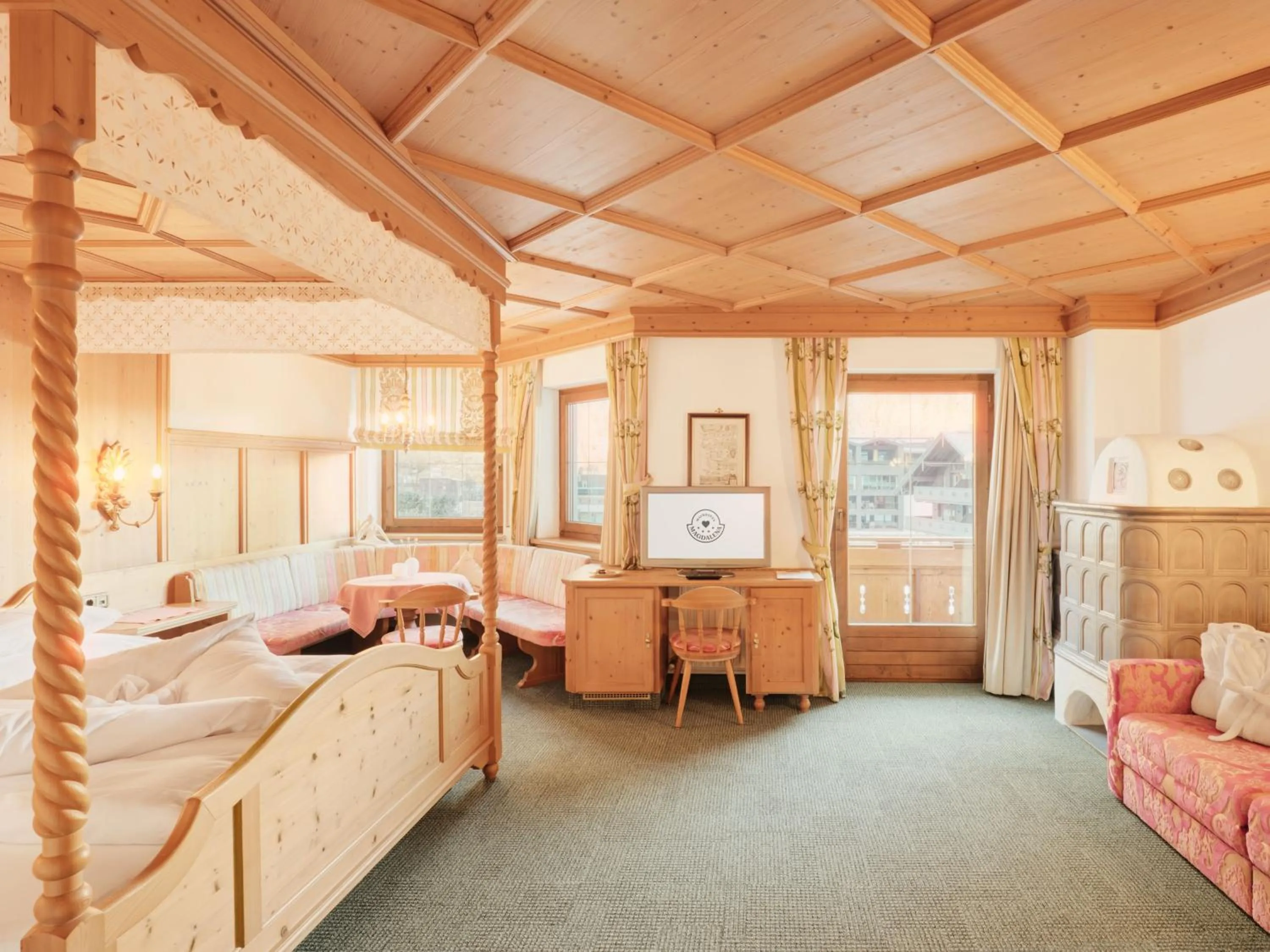 Bed in Hotel Magdalena Mayrhofen