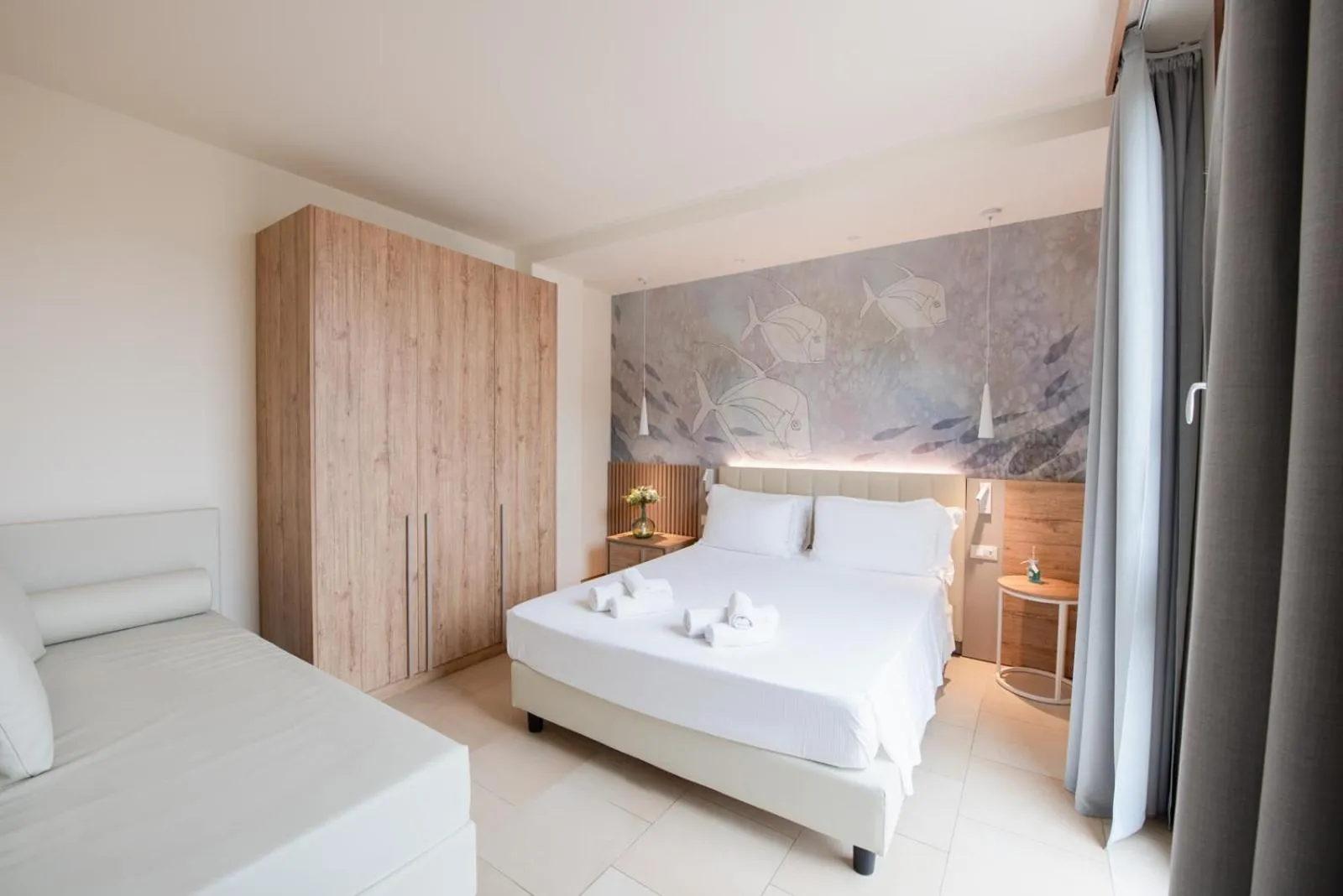 Bed in Canado Family Hotel