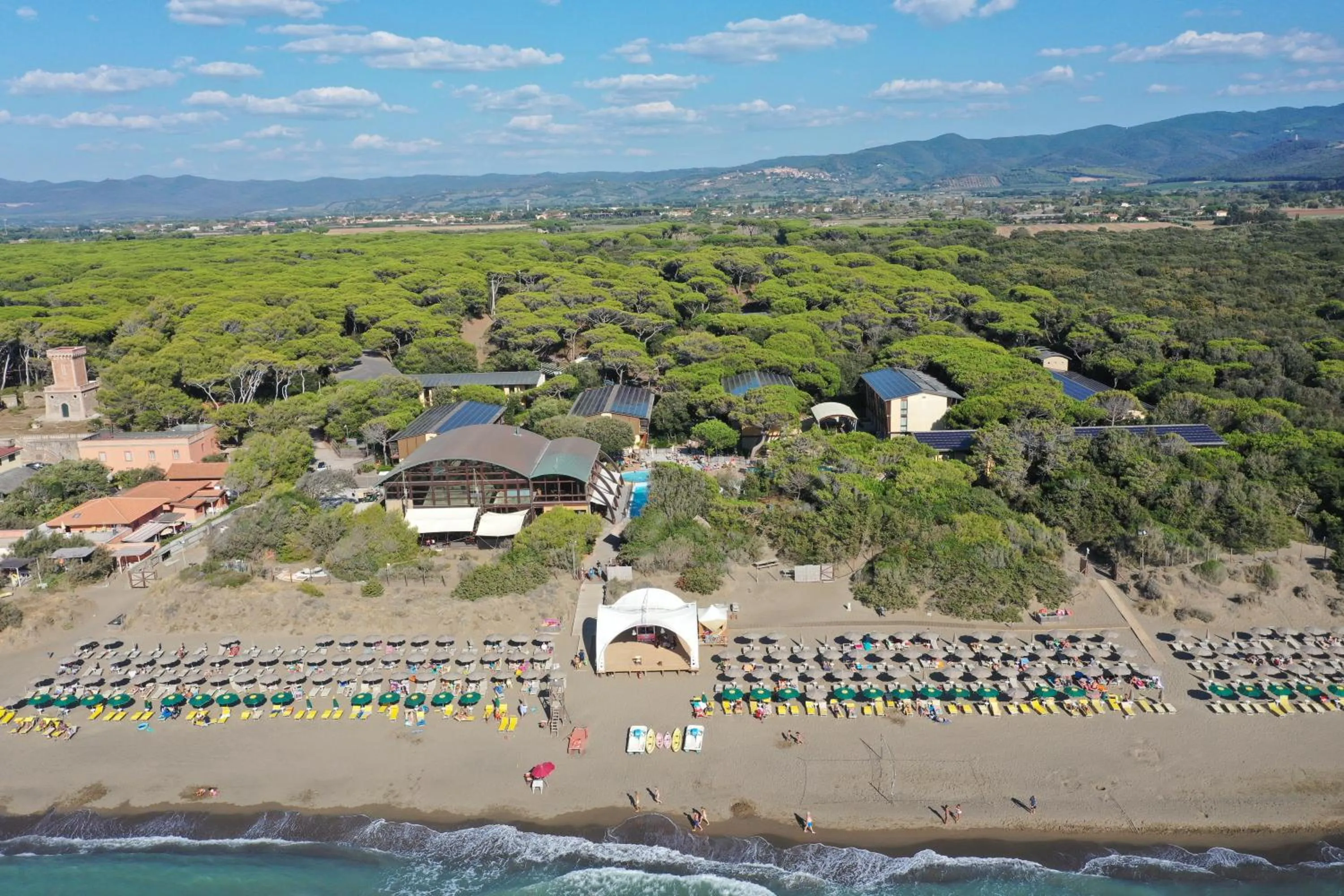 Bird's eye view in Canado Family Hotel