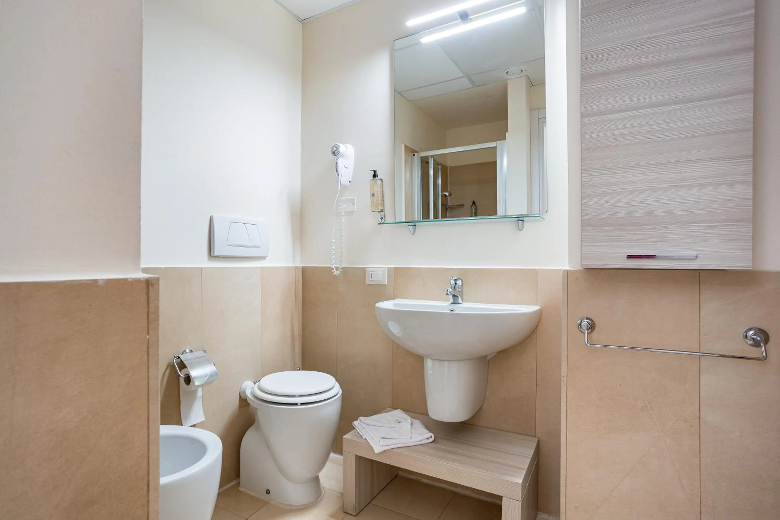 Bathroom in Canado Family Hotel