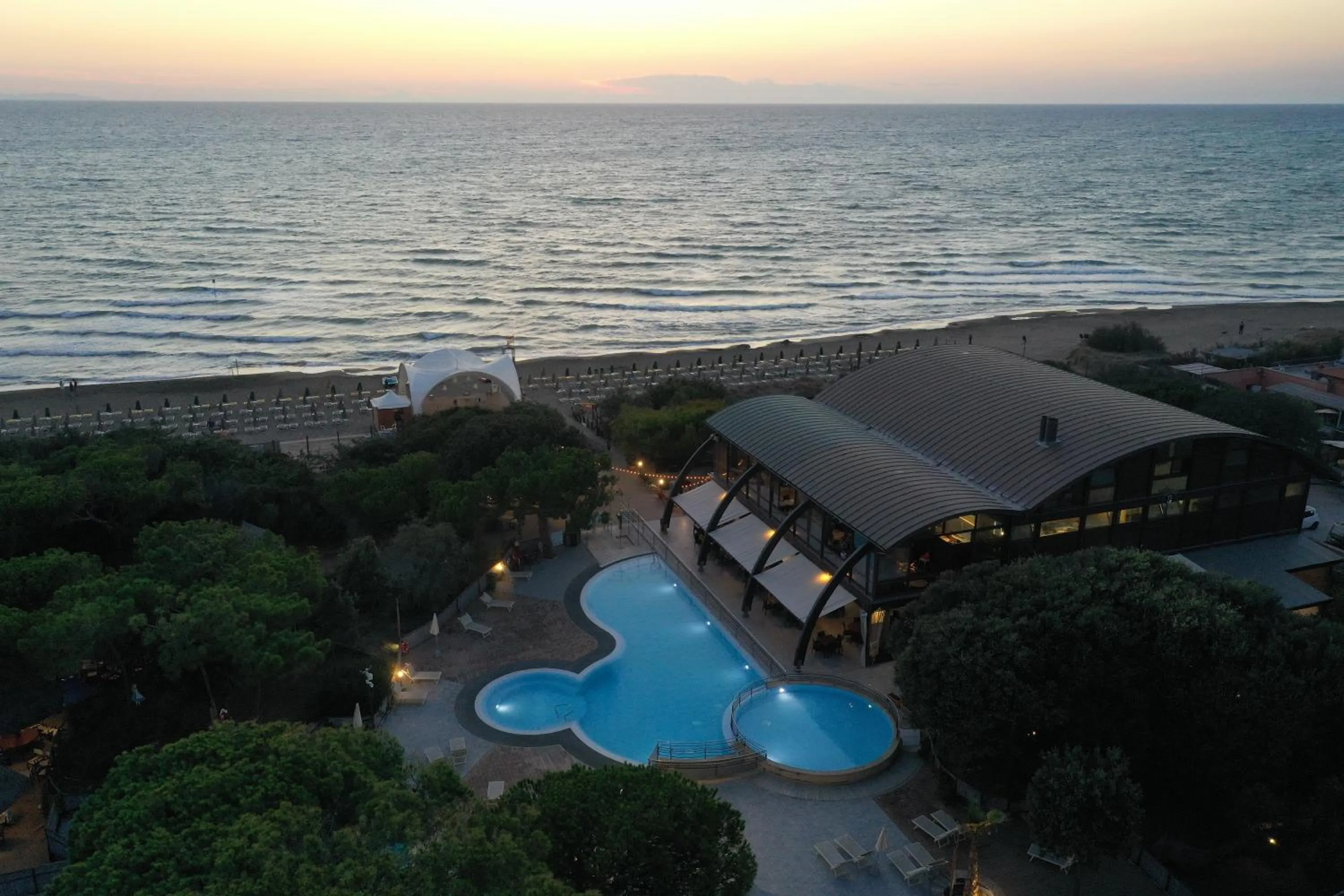 Bird's eye view in Canado Family Hotel