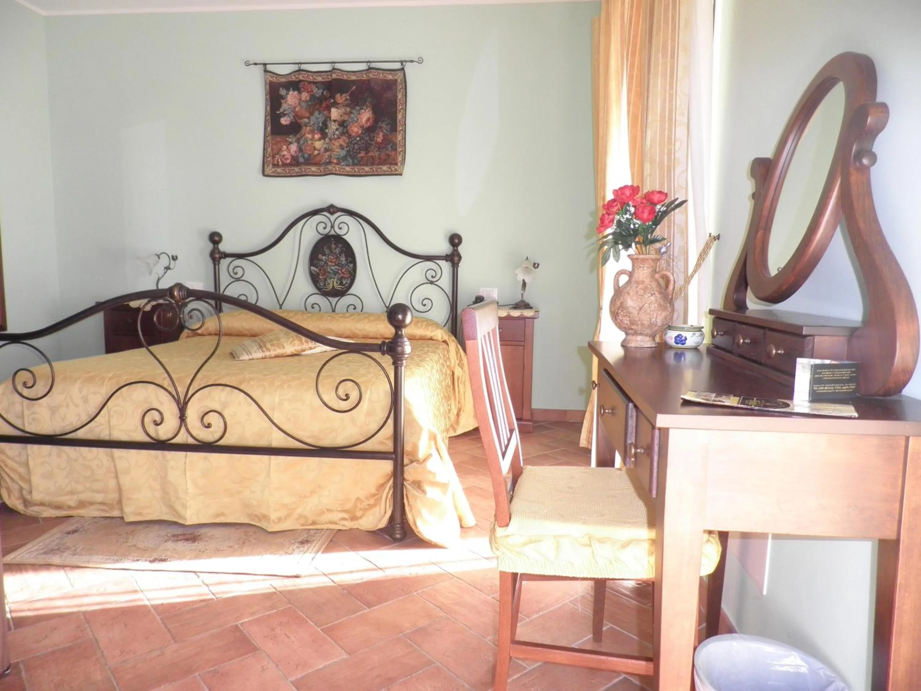 Bedroom, Bed in Antica Locanda Della Via Francigena