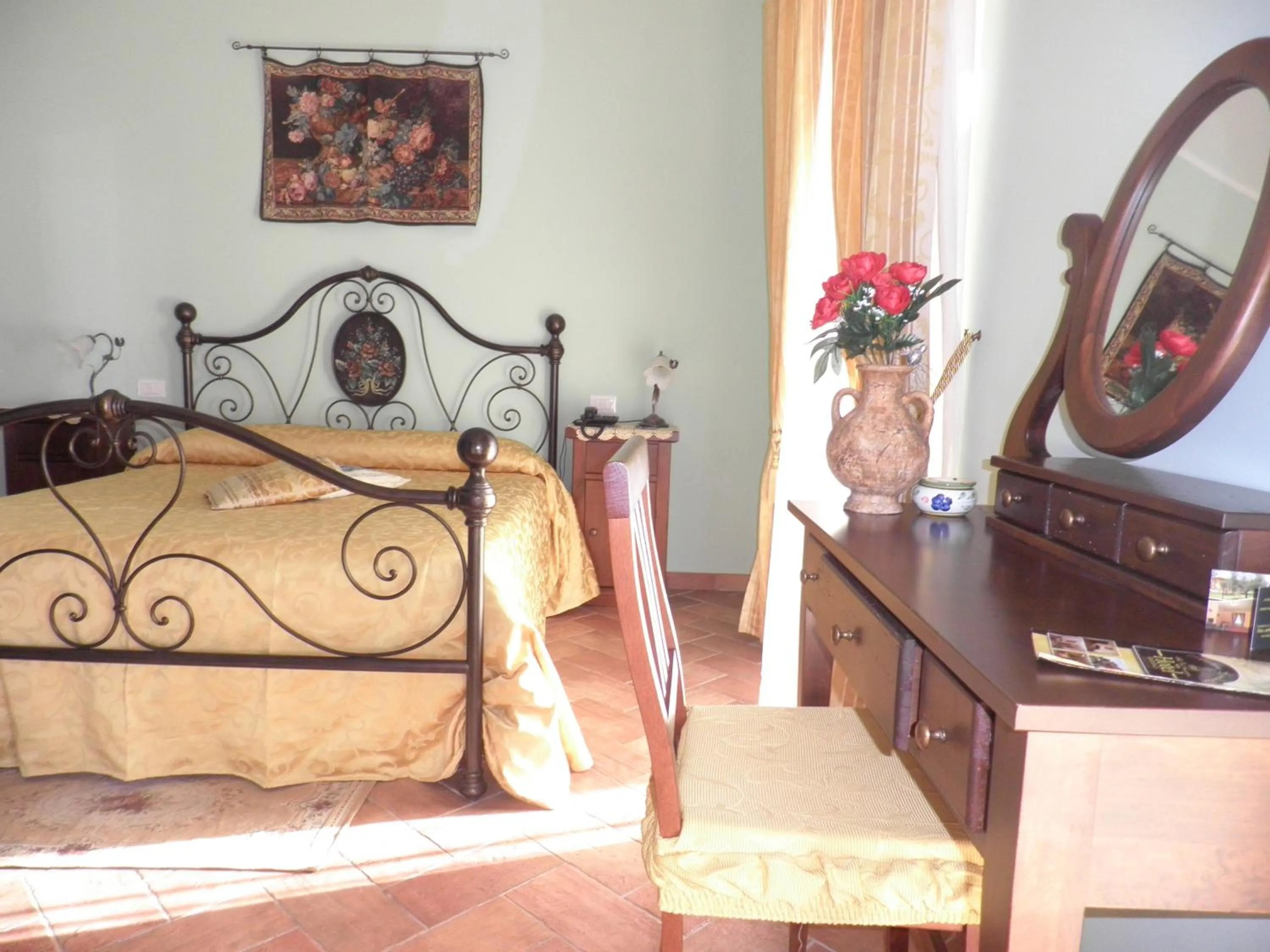 Bedroom, Bed in Antica Locanda Della Via Francigena