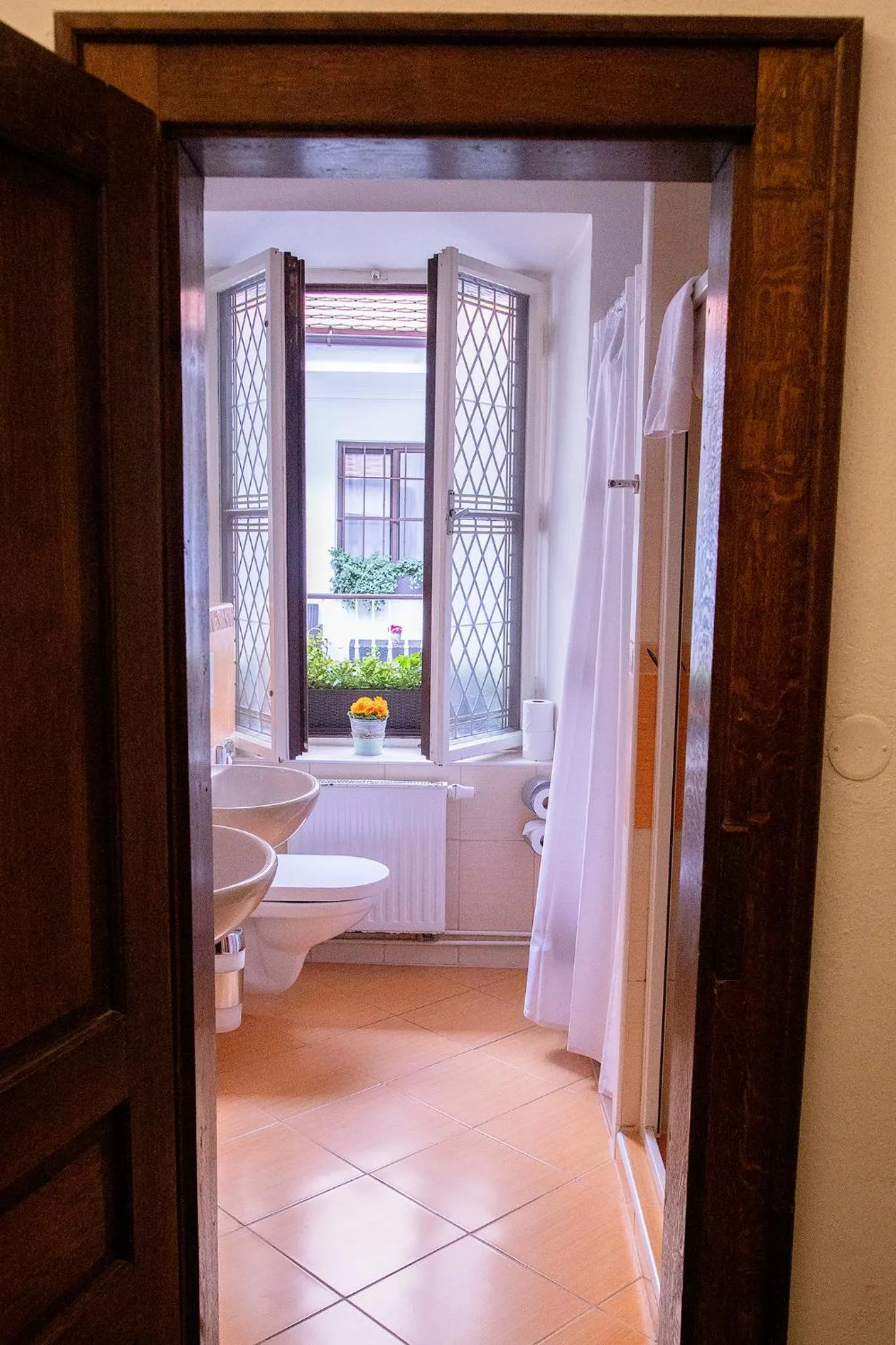 Toilet, Bed in Old Prague House