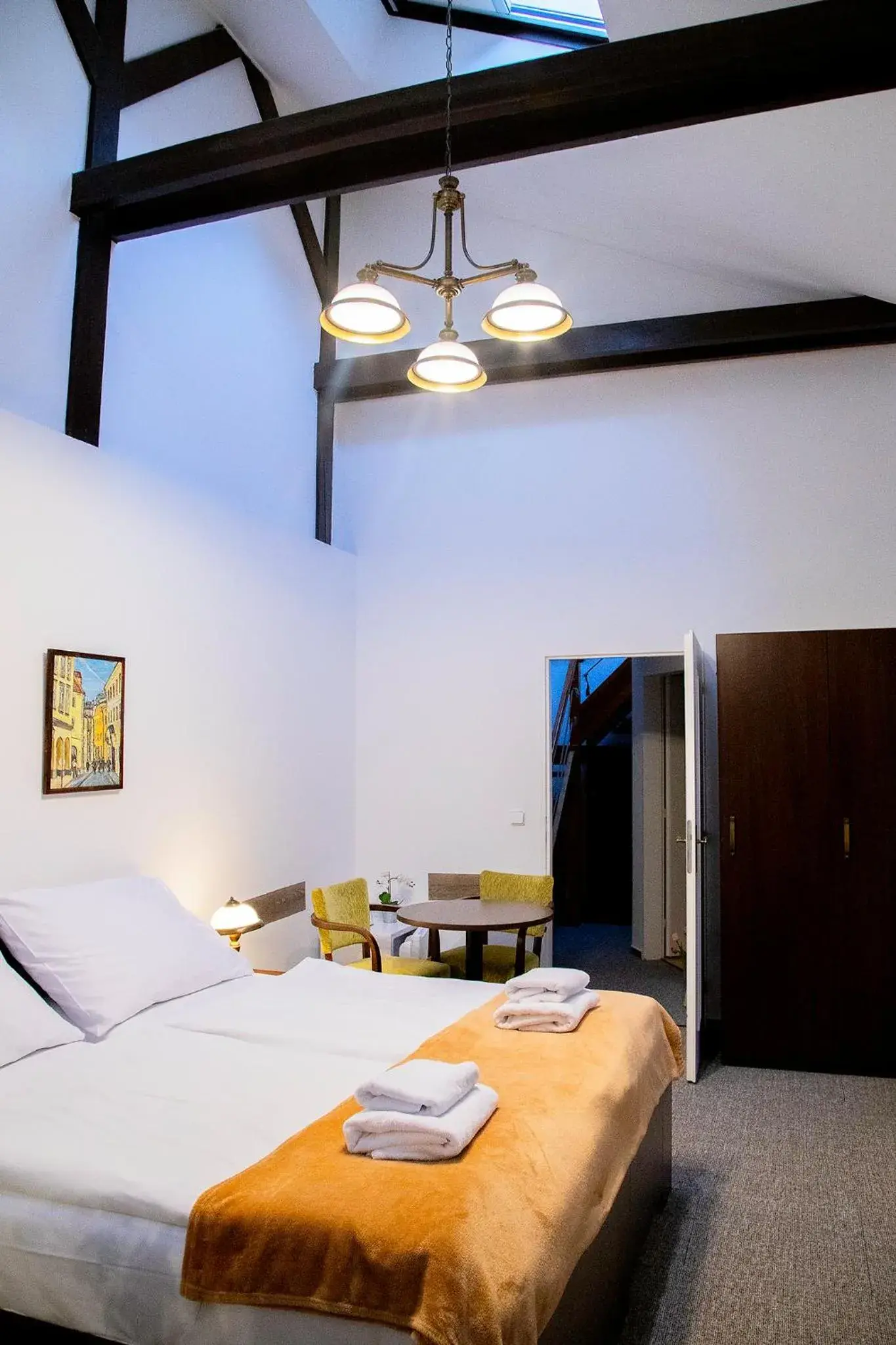 Bed in Old Prague House Bed in Old Prague House