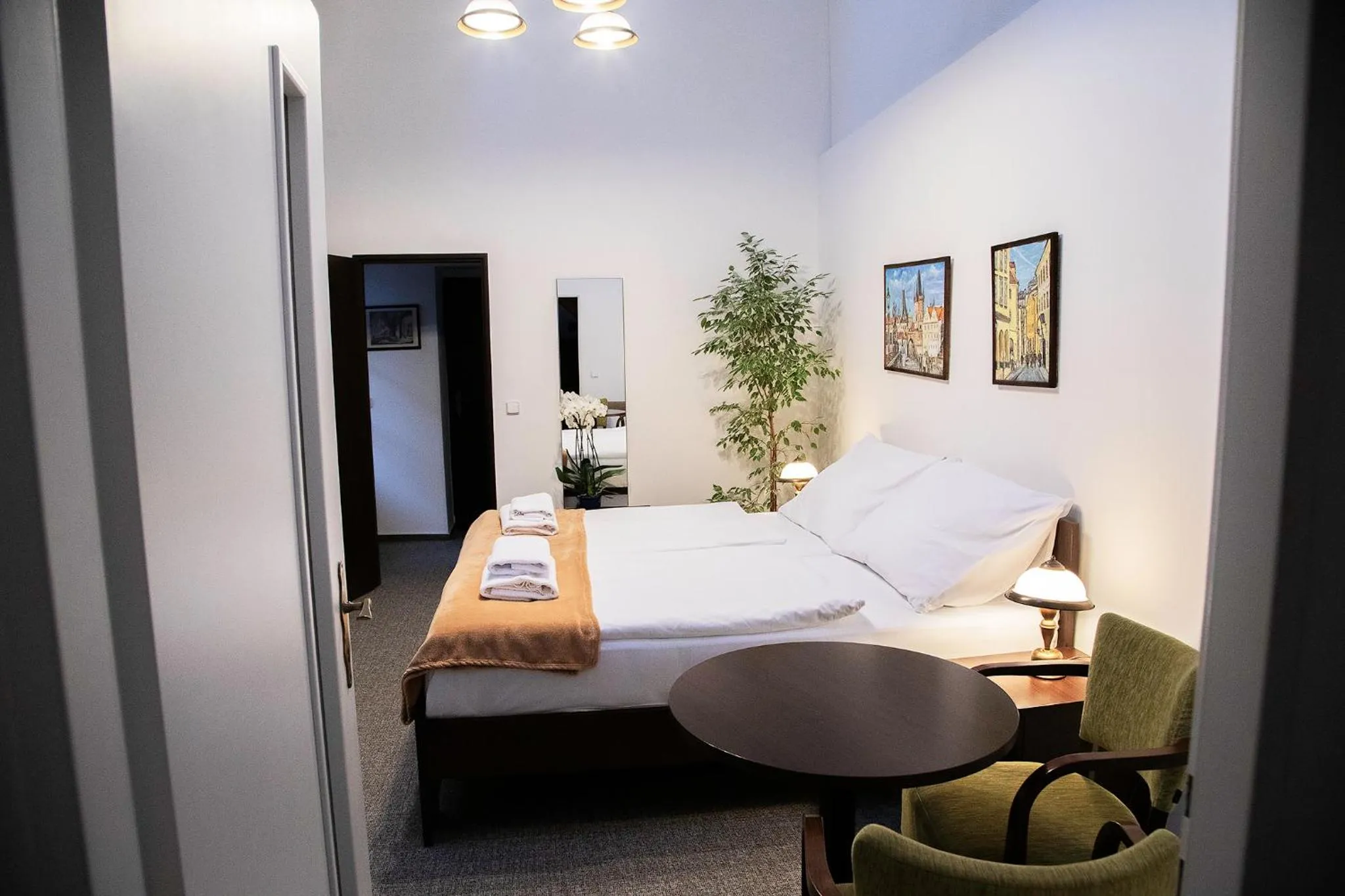 Bed in Old Prague House