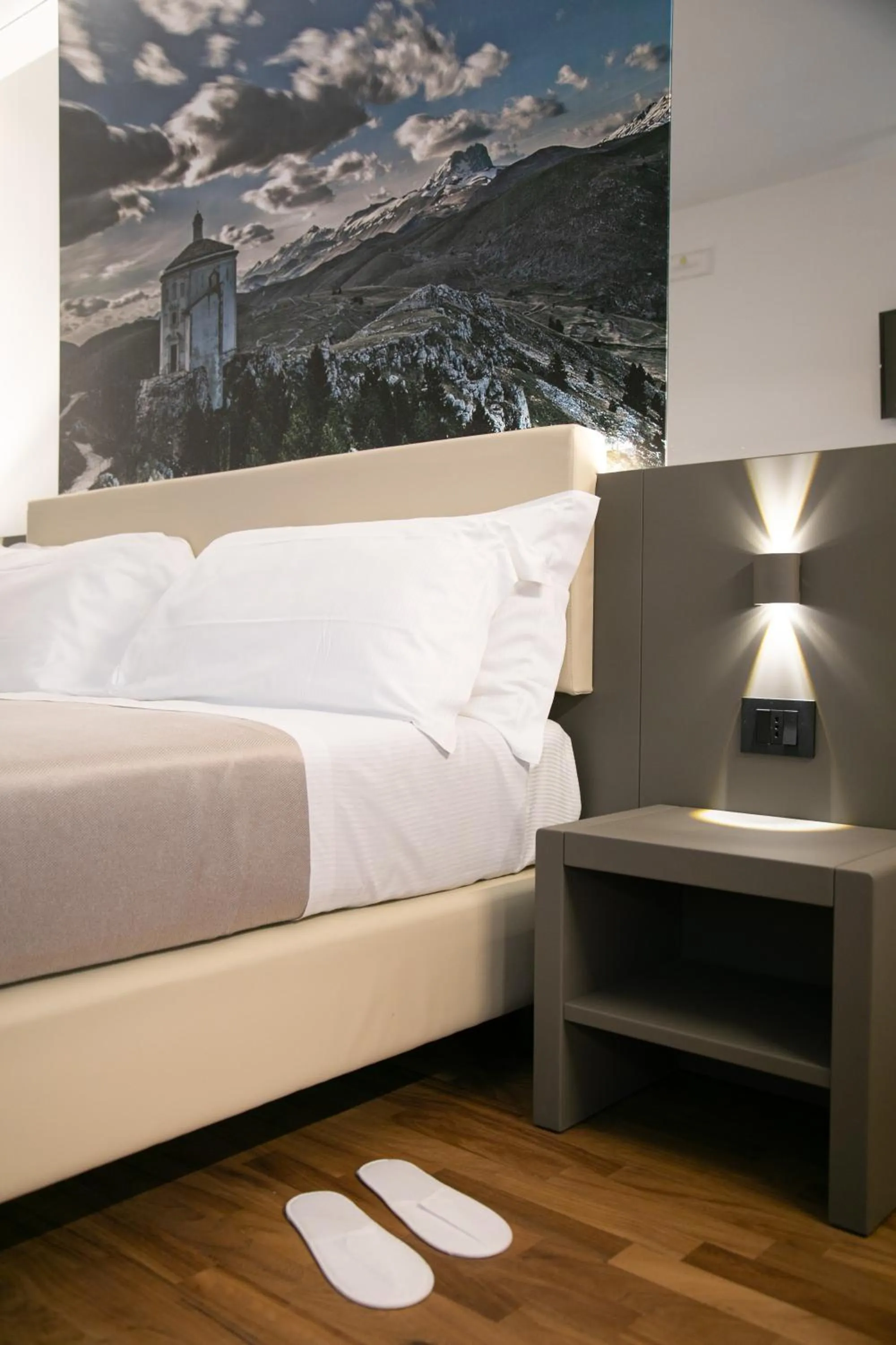 Bed in Hotel Federico II