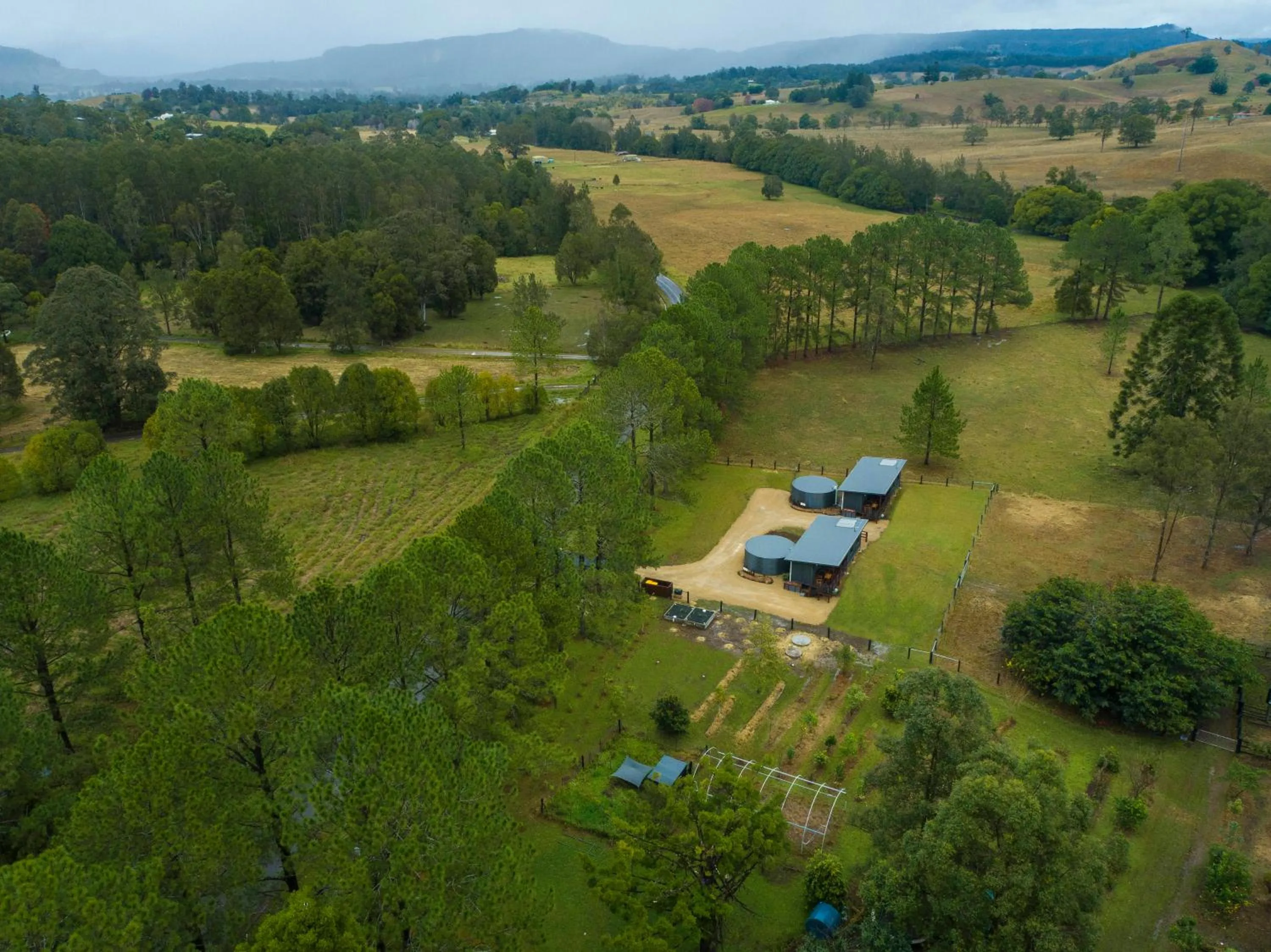 Bird's eye view in Contained in Nimbin Accommodation