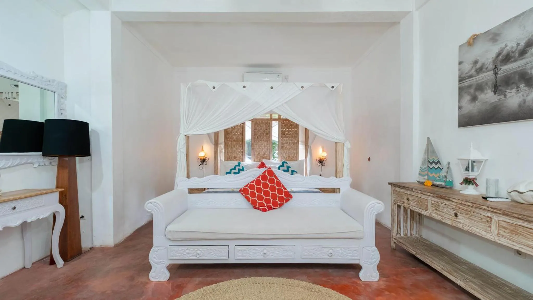 Bed in Palm Garden Villa - Private Pool Seminyak