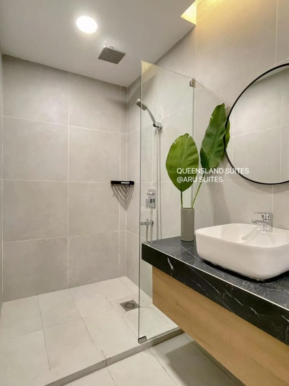 Bathroom in QUEENSLAND SUITES at Aru Suites, Kota Kinabalu