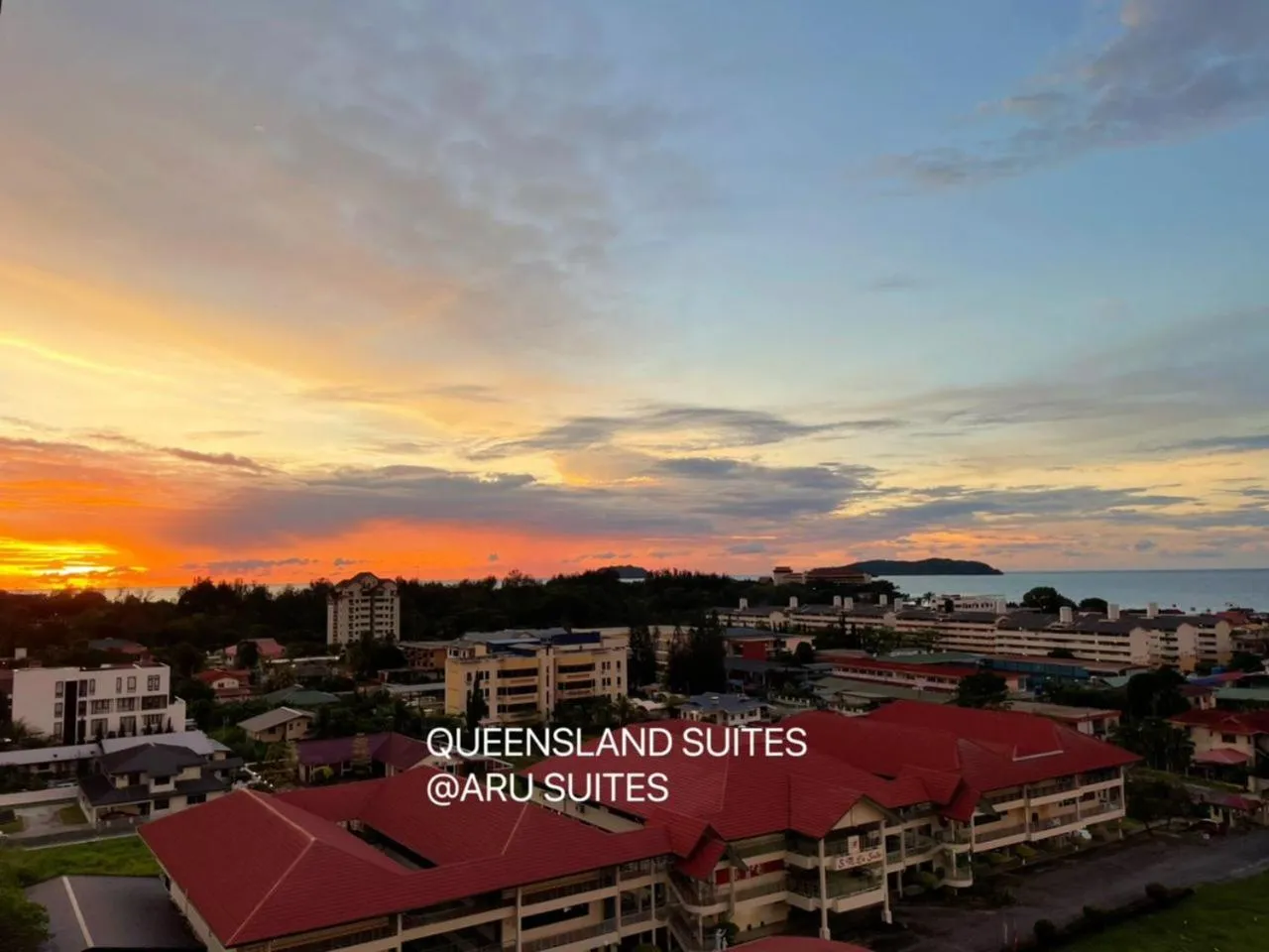 View (from property/room) in QUEENSLAND SUITES at Aru Suites, Kota Kinabalu