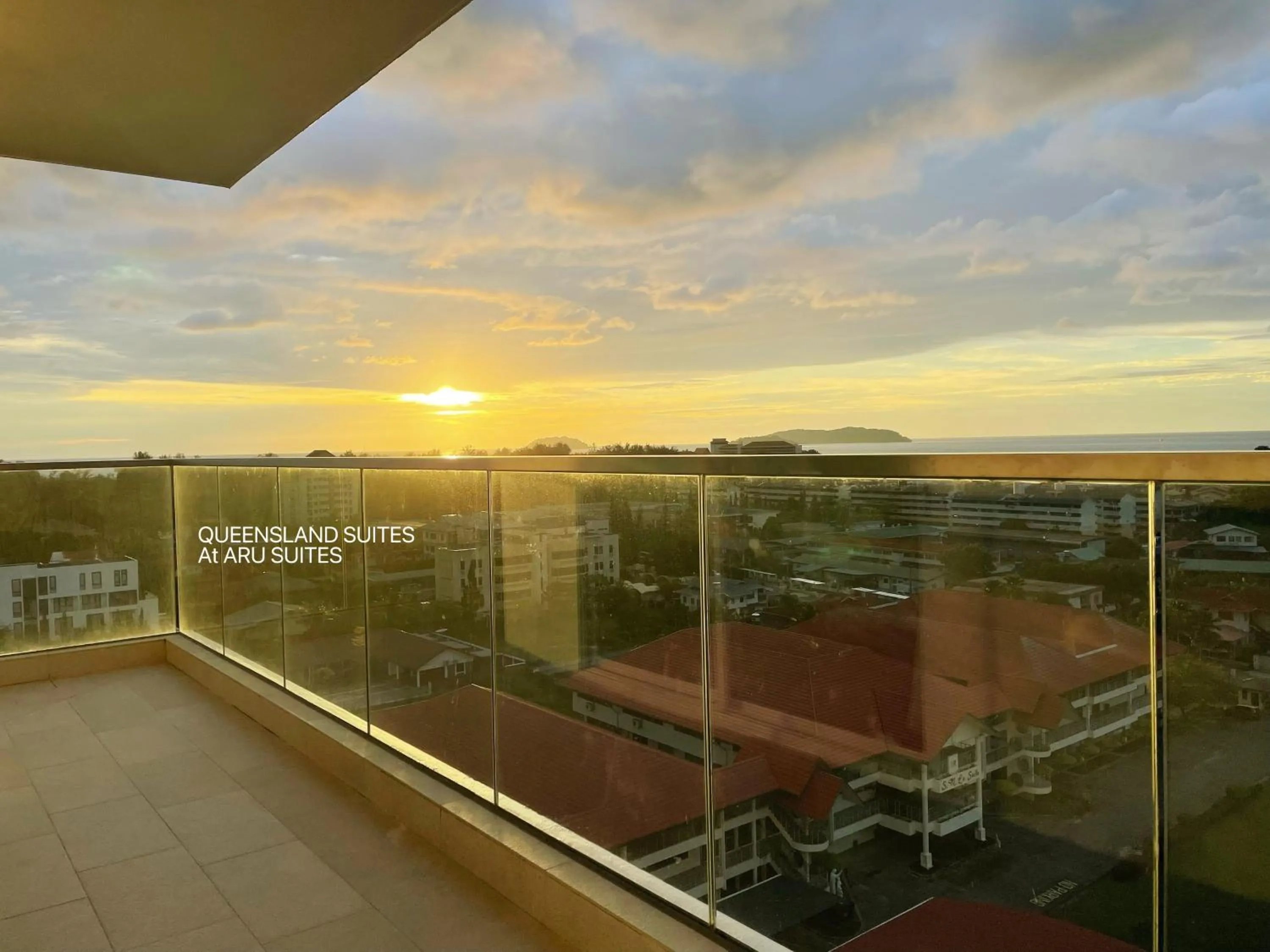 Balcony/Terrace in QUEENSLAND SUITES at Aru Suites, Kota Kinabalu
